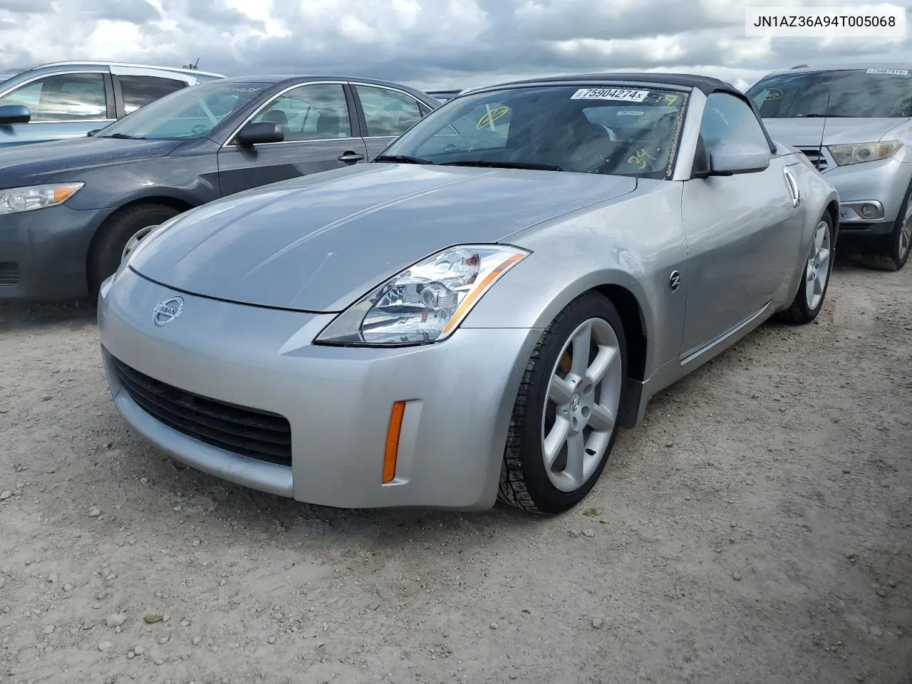 2004 Nissan 350Z Roadster VIN: JN1AZ36A94T005068 Lot: 75904274