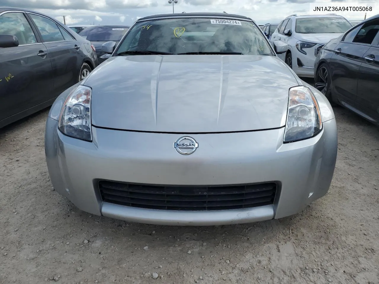 2004 Nissan 350Z Roadster VIN: JN1AZ36A94T005068 Lot: 75904274