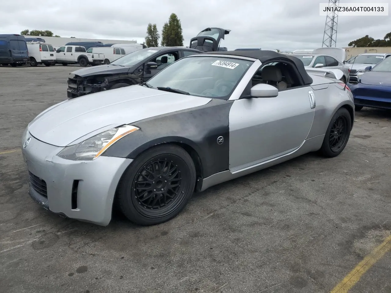 2004 Nissan 350Z Roadster VIN: JN1AZ36A04T004133 Lot: 76394914