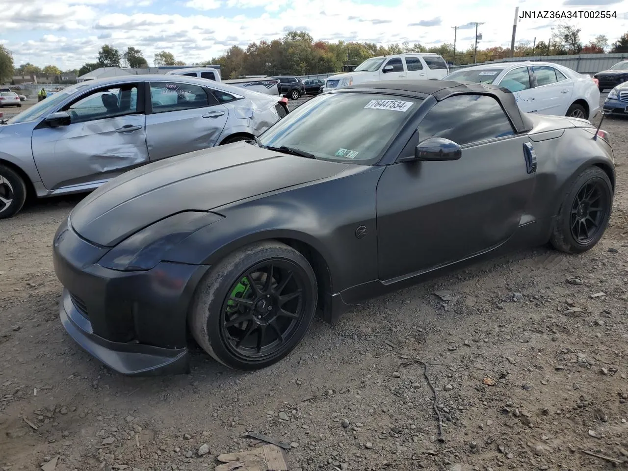 2004 Nissan 350Z Roadster VIN: JN1AZ36A34T002554 Lot: 76447534