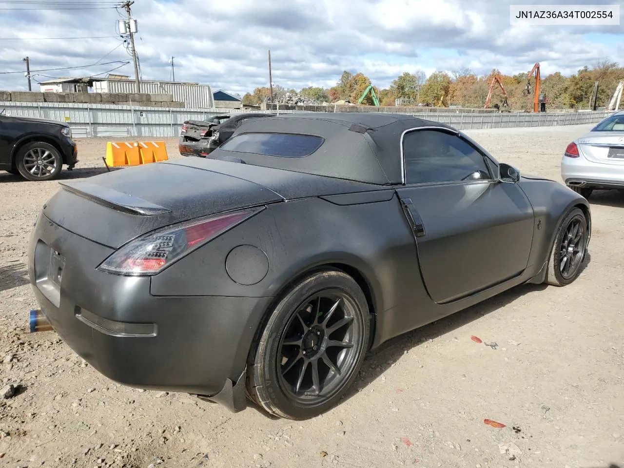 2004 Nissan 350Z Roadster VIN: JN1AZ36A34T002554 Lot: 76447534