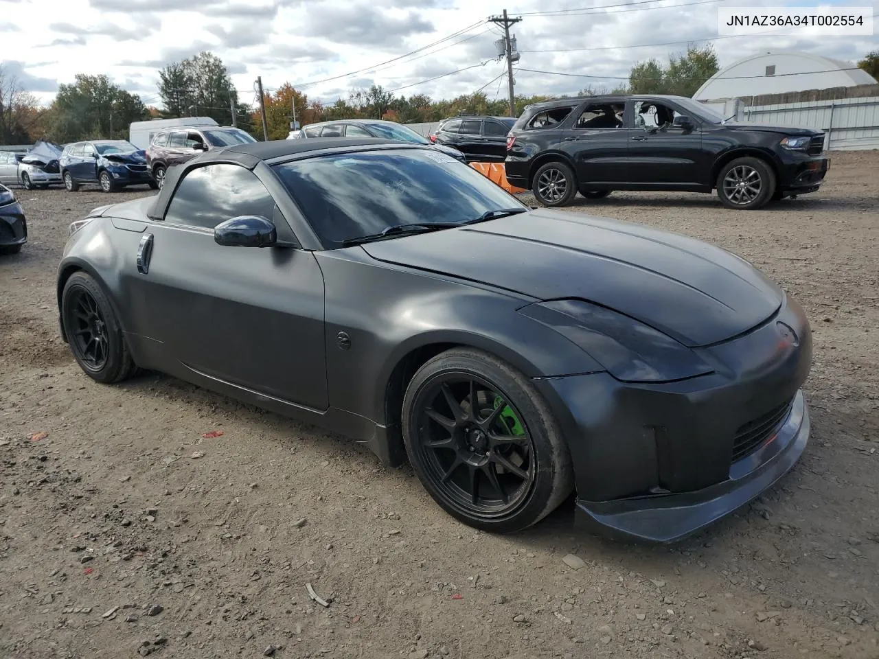 2004 Nissan 350Z Roadster VIN: JN1AZ36A34T002554 Lot: 76447534