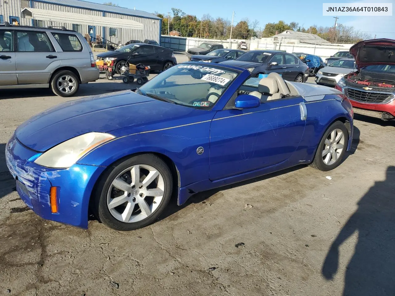 2004 Nissan 350Z Roadster VIN: JN1AZ36A64T010843 Lot: 76689274