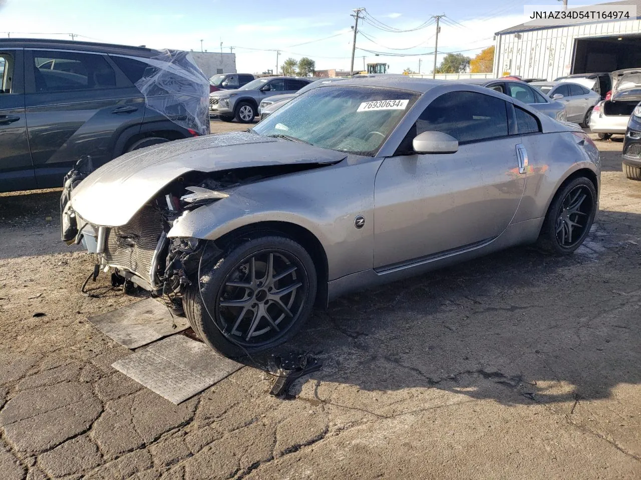 2004 Nissan 350Z Coupe VIN: JN1AZ34D54T164974 Lot: 76930634