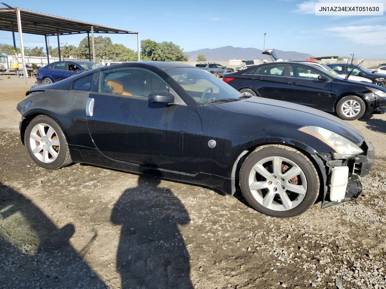 2004 Nissan 350Z Coupe VIN: JN1AZ34EX4T051630 Lot: 77161424