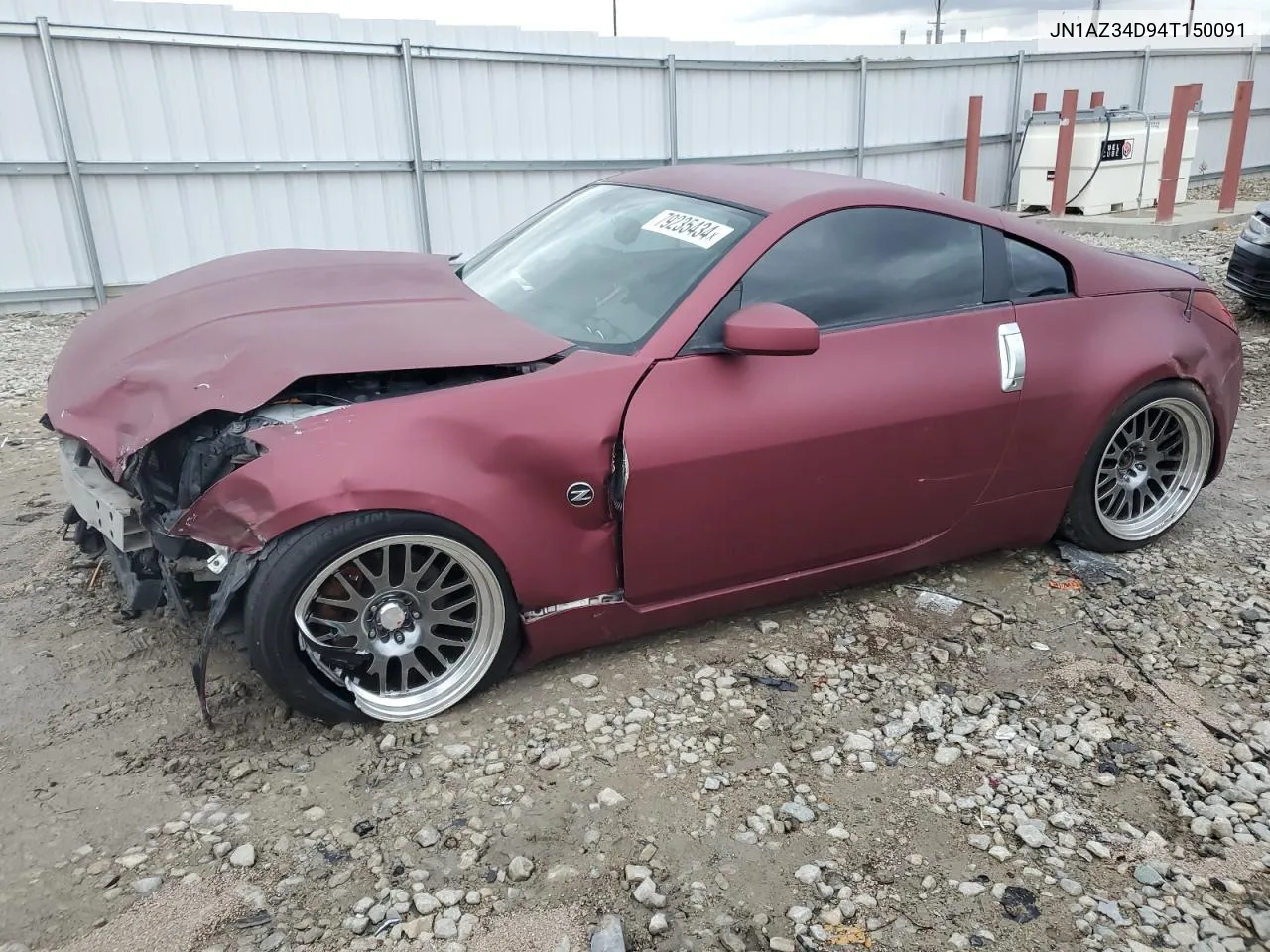 2004 Nissan 350Z Coupe VIN: JN1AZ34D94T150091 Lot: 79235434