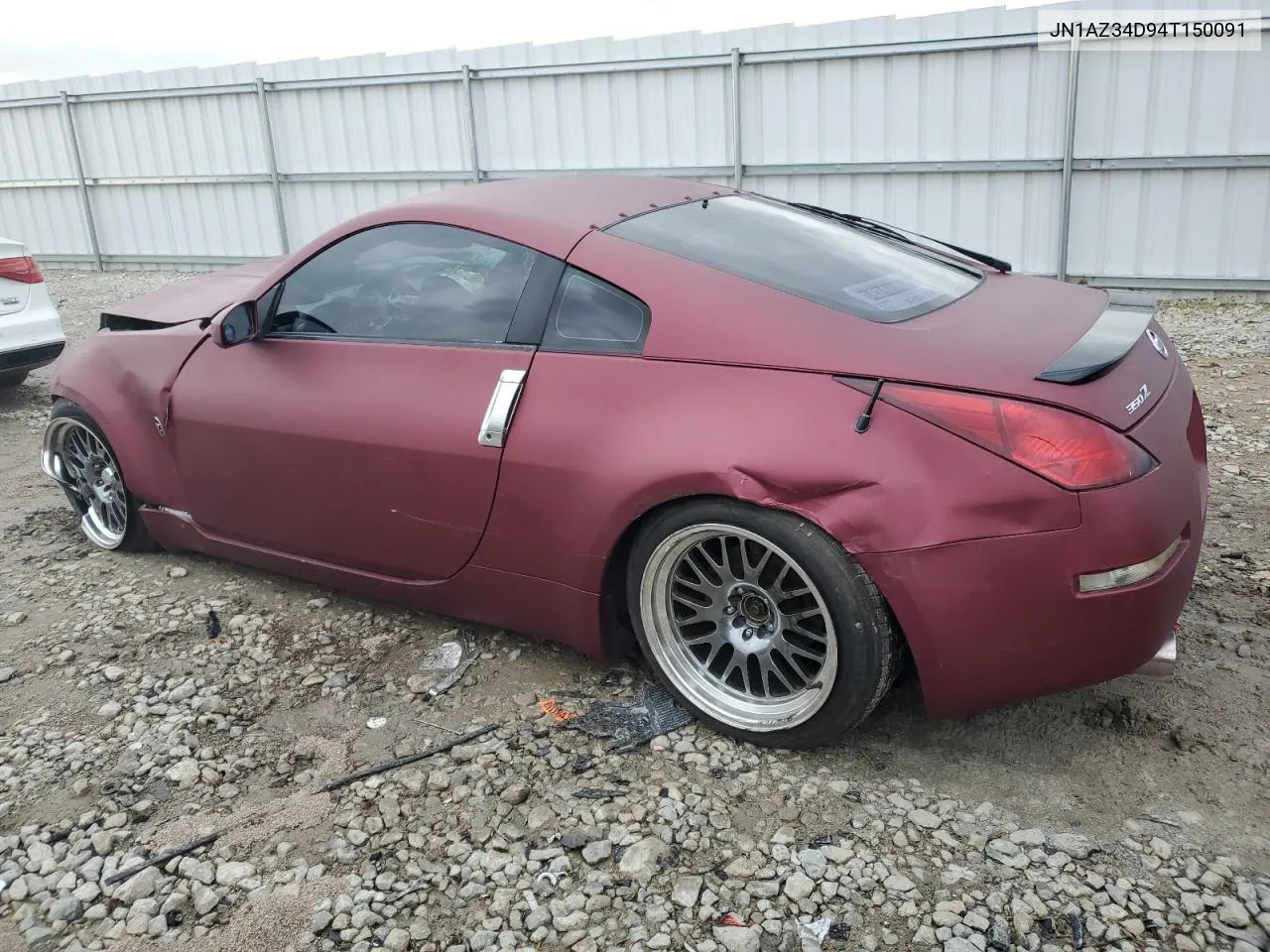 2004 Nissan 350Z Coupe VIN: JN1AZ34D94T150091 Lot: 79235434