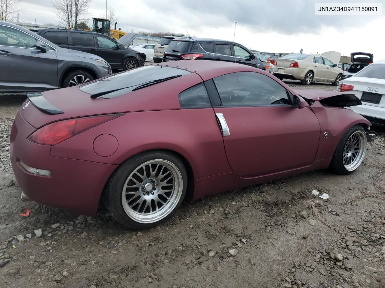 2004 Nissan 350Z Coupe VIN: JN1AZ34D94T150091 Lot: 79235434