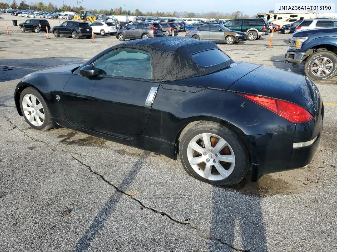 2004 Nissan 350Z Roadster VIN: JN1AZ36A14T015190 Lot: 80044294