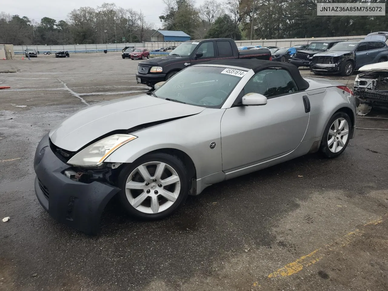 2005 Nissan 350Z Roadster VIN: JN1AZ36A85M755072 Lot: 45351614