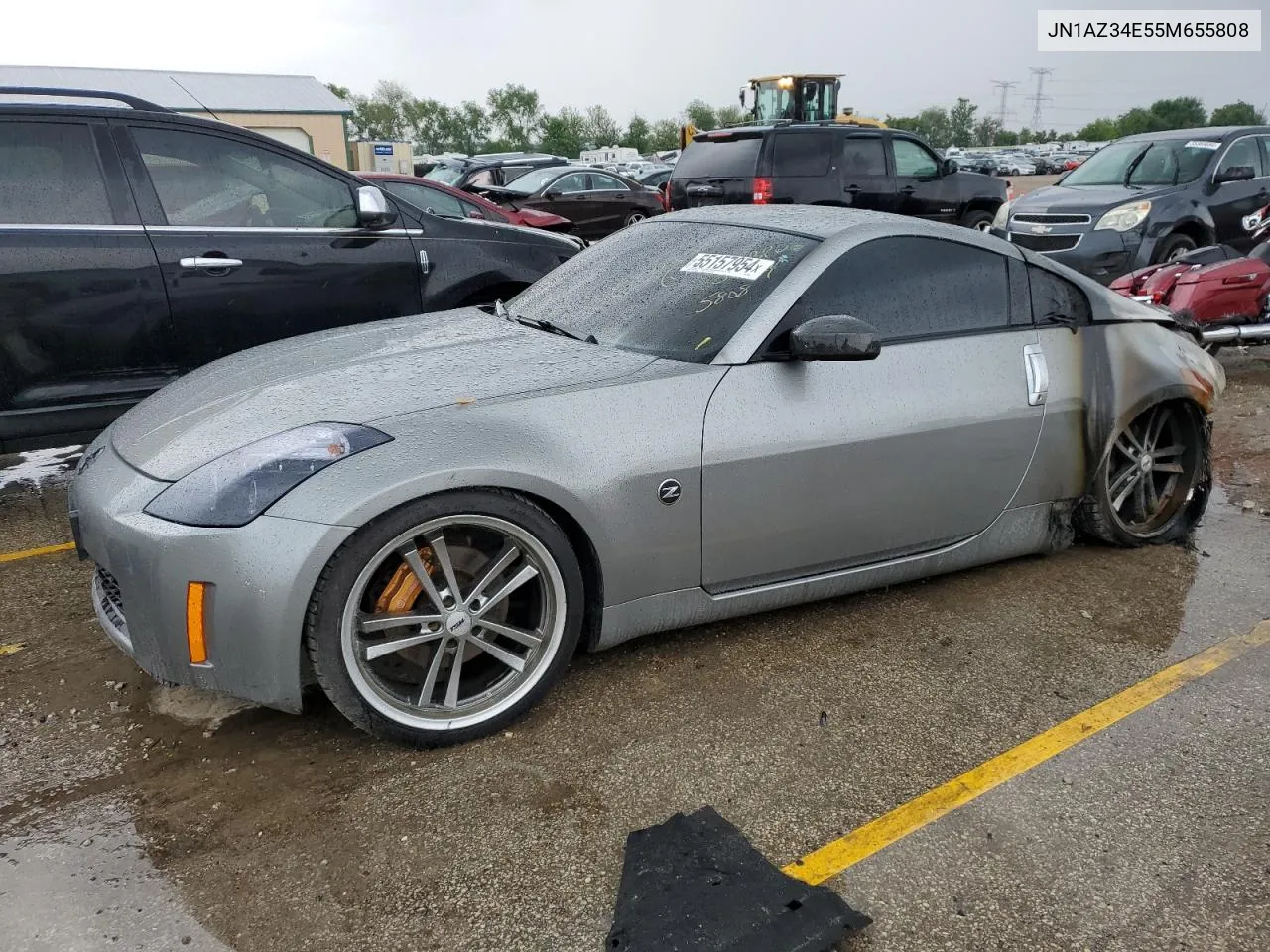 2005 Nissan 350Z Coupe VIN: JN1AZ34E55M655808 Lot: 55157954