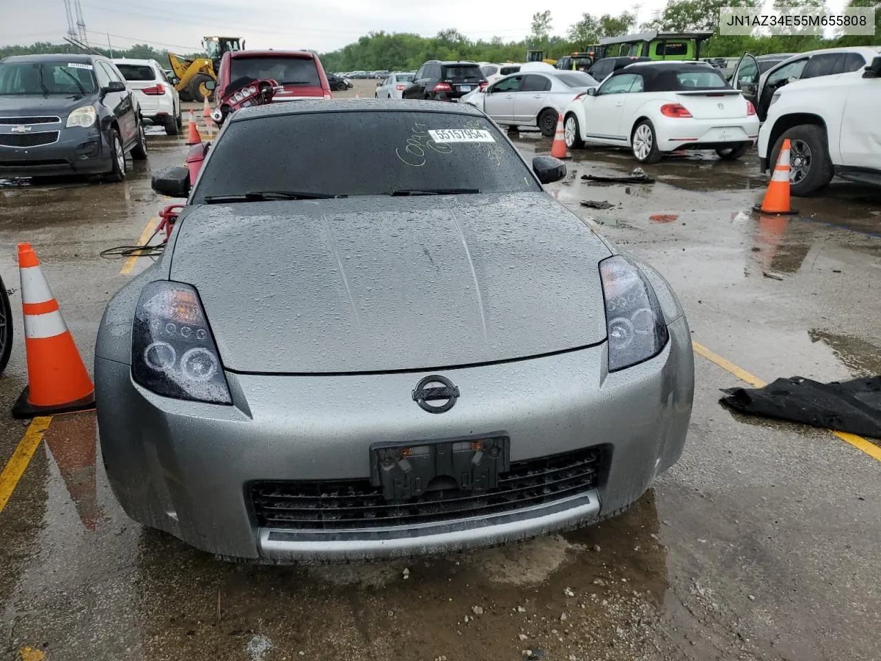 2005 Nissan 350Z Coupe VIN: JN1AZ34E55M655808 Lot: 55157954