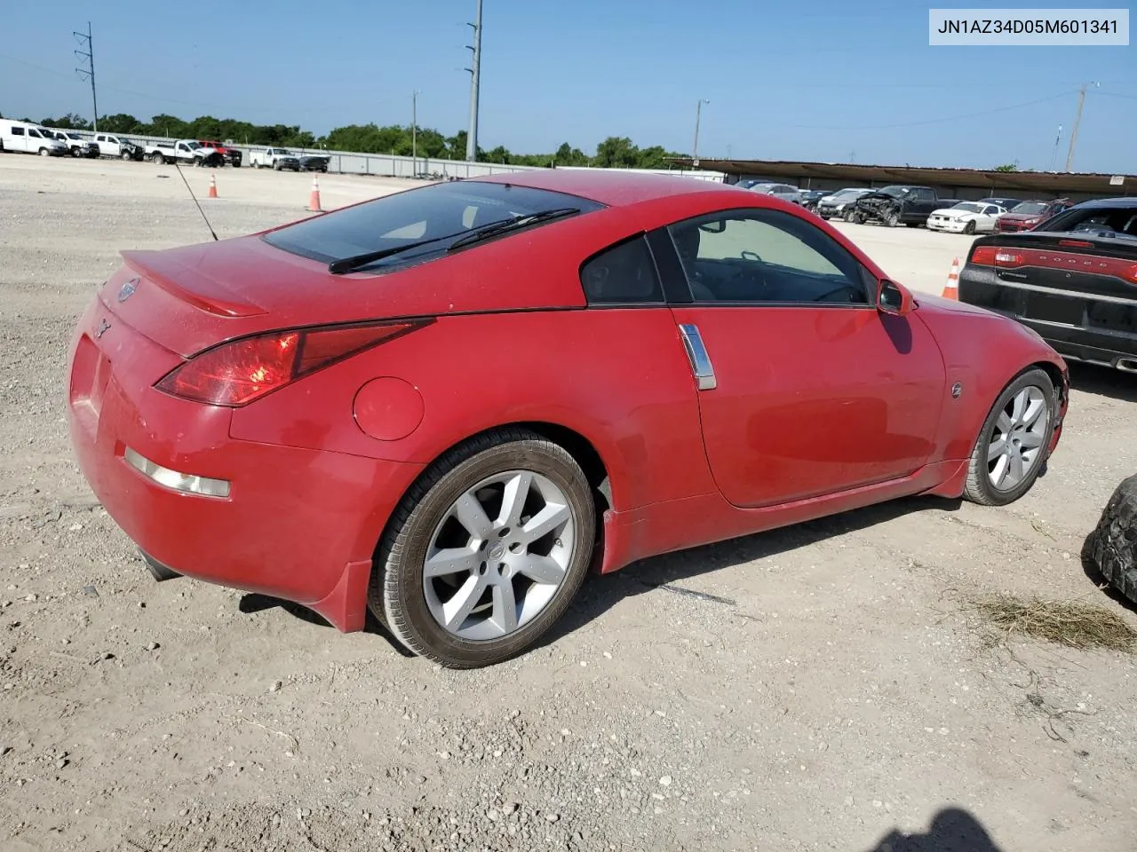 2005 Nissan 350Z Coupe VIN: JN1AZ34D05M601341 Lot: 61563654