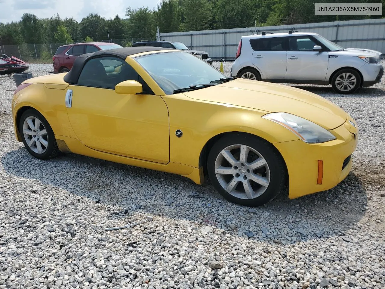 2005 Nissan 350Z Roadster VIN: JN1AZ36AX5M754960 Lot: 63811424