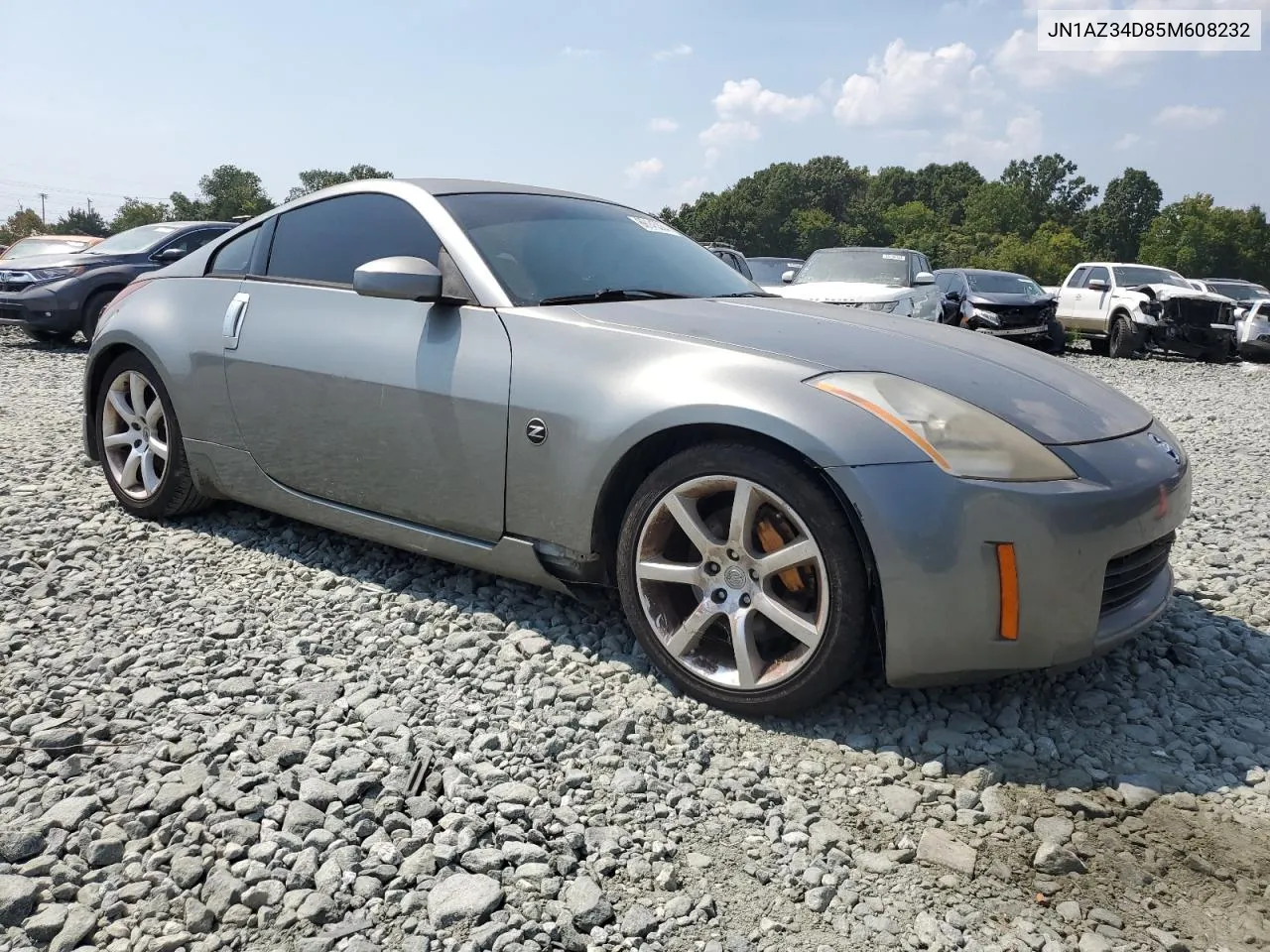 2005 Nissan 350Z Coupe VIN: JN1AZ34D85M608232 Lot: 69145384