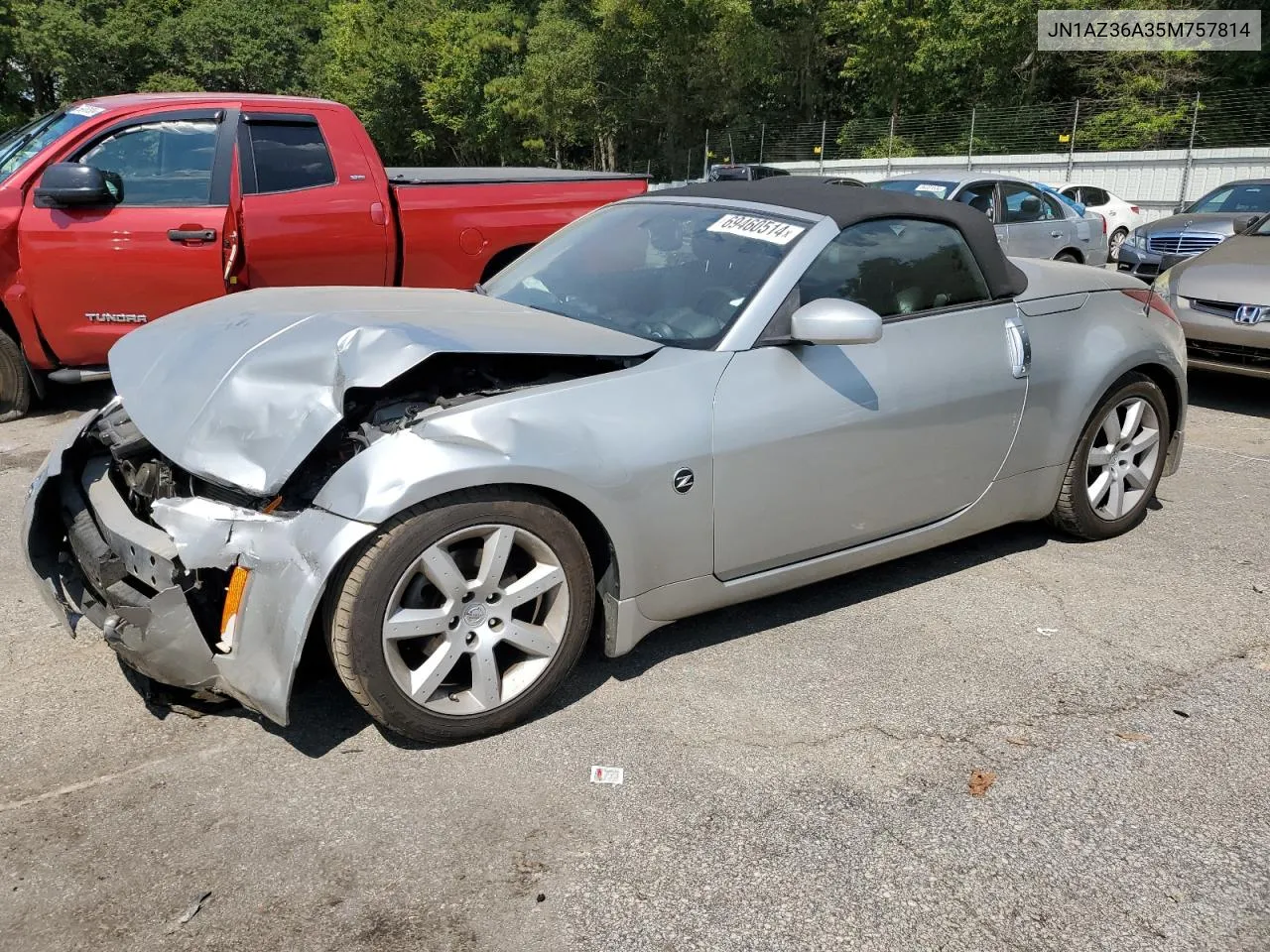 2005 Nissan 350Z Roadster VIN: JN1AZ36A35M757814 Lot: 69460514