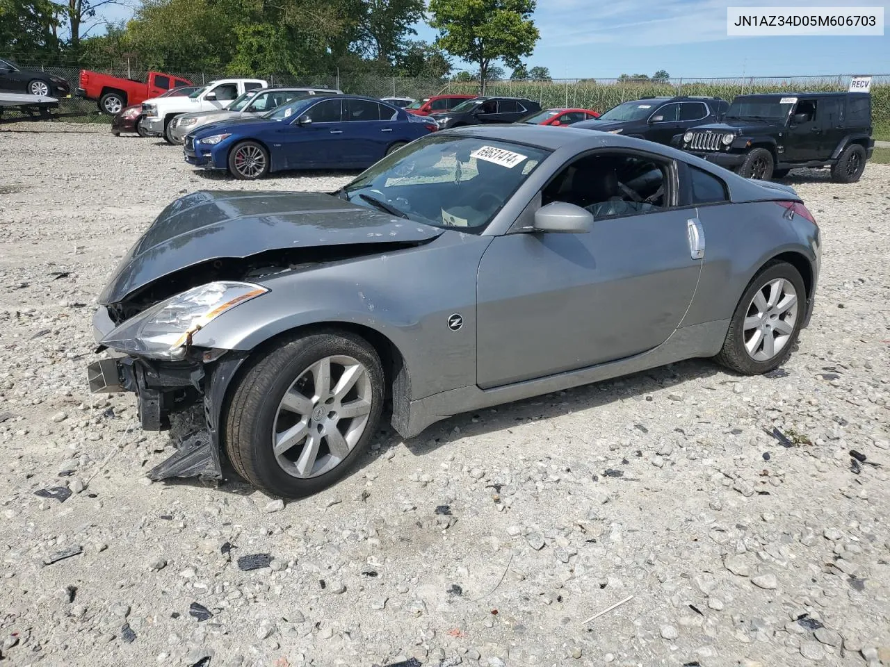 2005 Nissan 350Z Coupe VIN: JN1AZ34D05M606703 Lot: 69631414