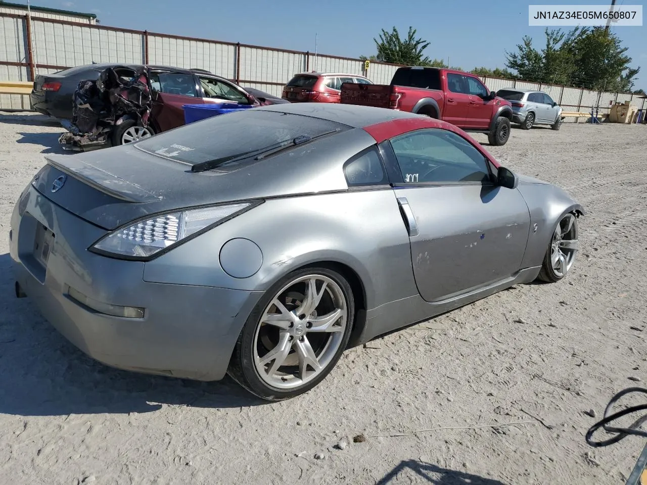 2005 Nissan 350Z Coupe VIN: JN1AZ34E05M650807 Lot: 73544894