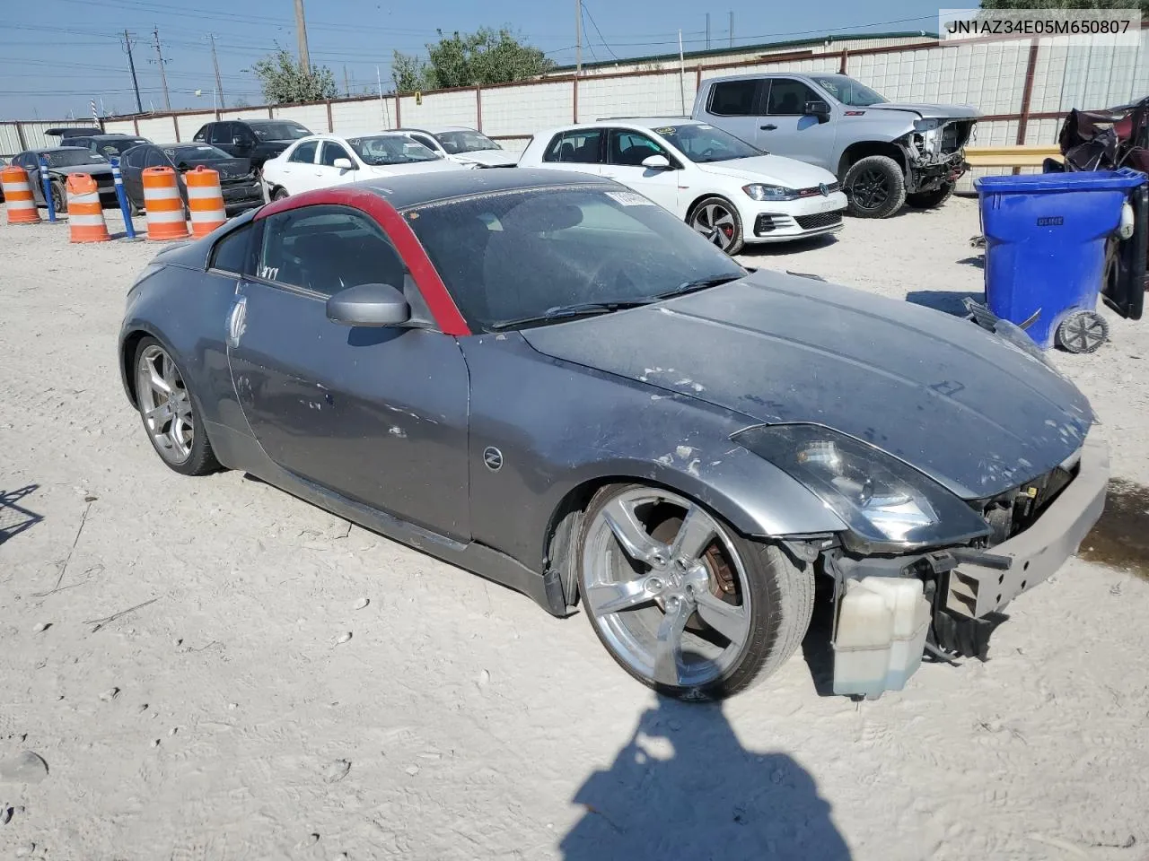 2005 Nissan 350Z Coupe VIN: JN1AZ34E05M650807 Lot: 73544894