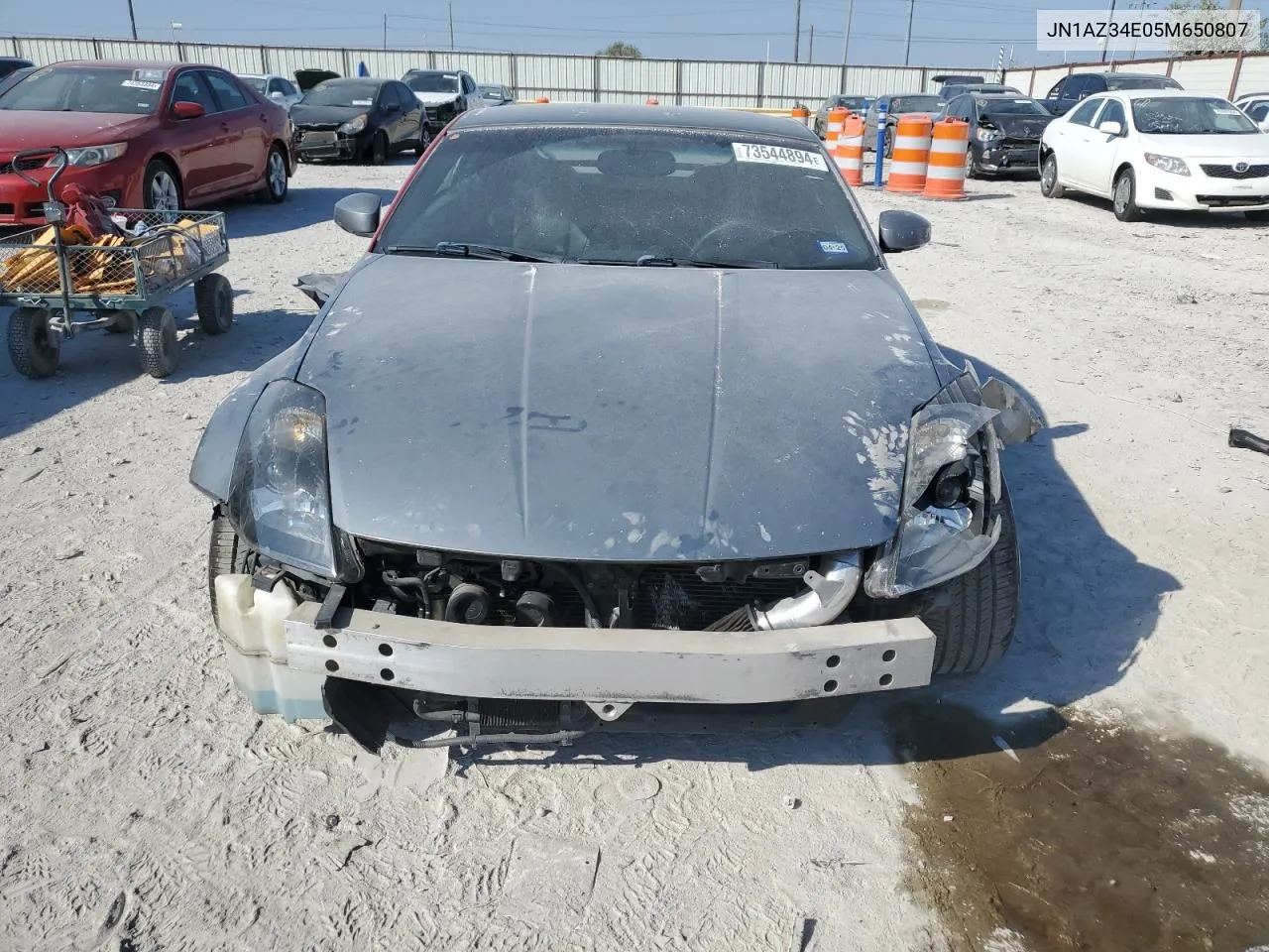 2005 Nissan 350Z Coupe VIN: JN1AZ34E05M650807 Lot: 73544894