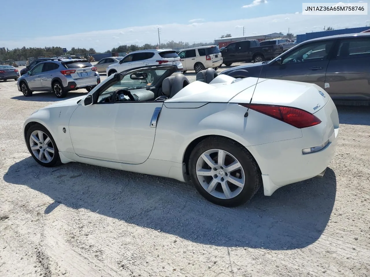 2005 Nissan 350Z Roadster VIN: JN1AZ36A65M758746 Lot: 75084424