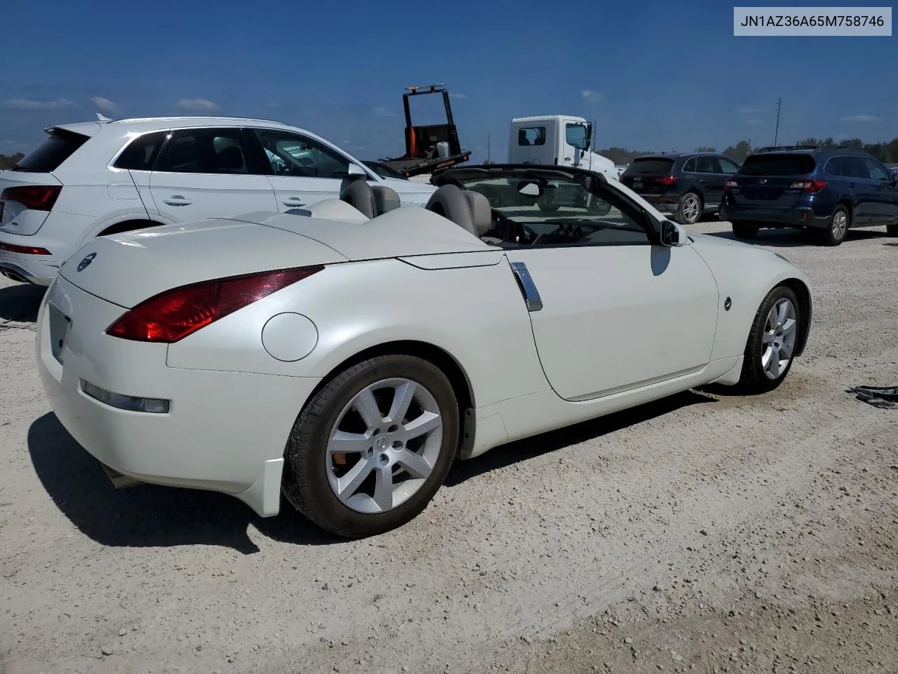 2005 Nissan 350Z Roadster VIN: JN1AZ36A65M758746 Lot: 75084424