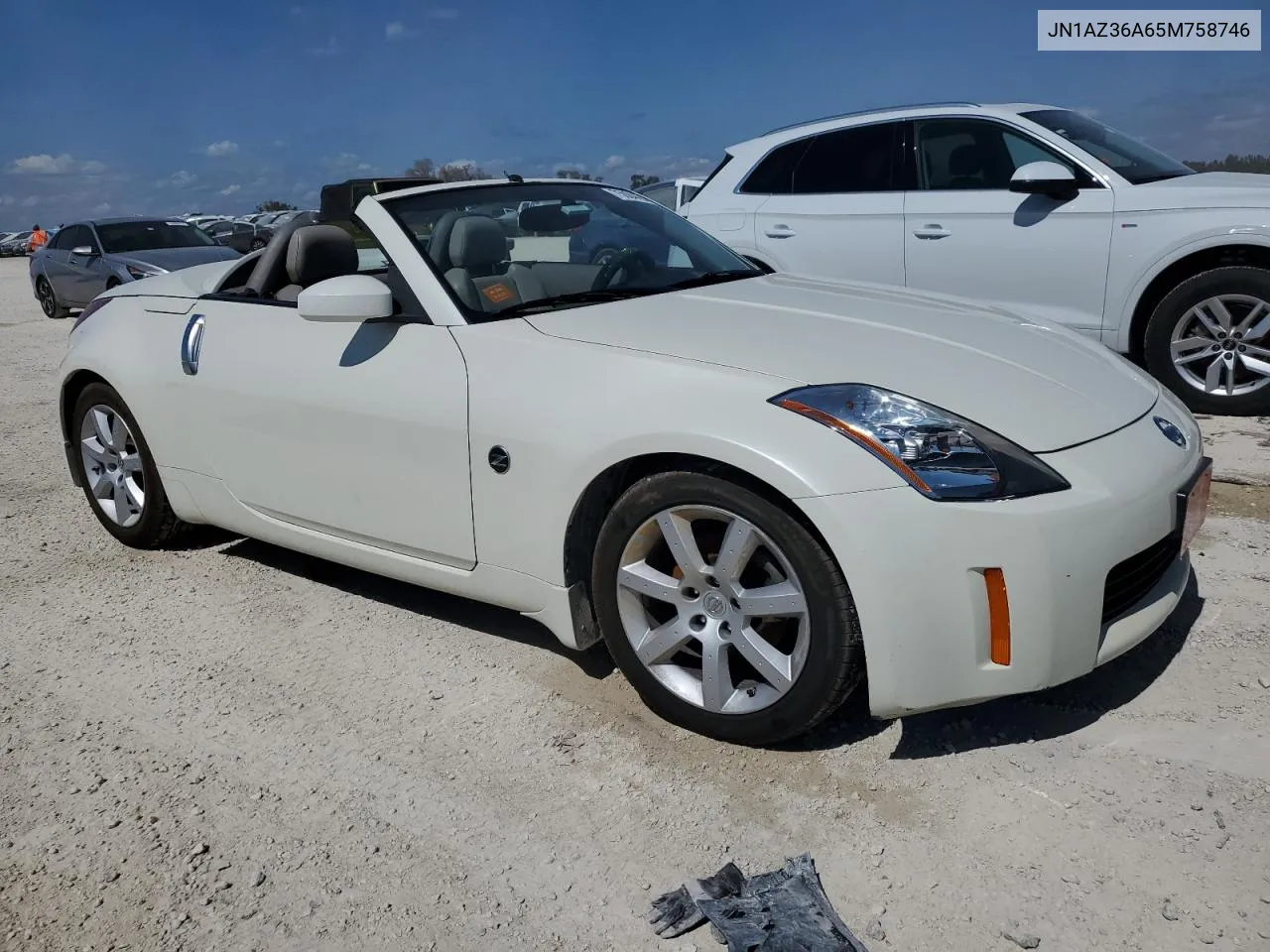 2005 Nissan 350Z Roadster VIN: JN1AZ36A65M758746 Lot: 75084424