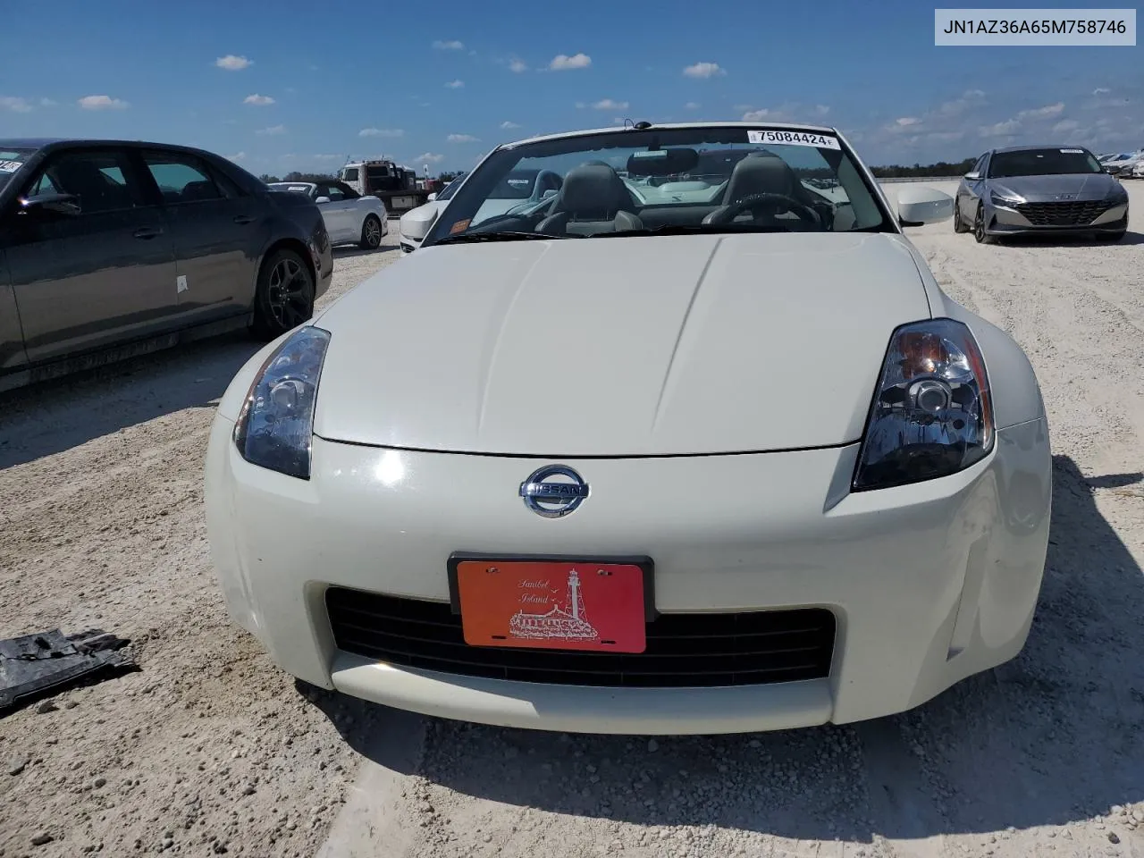 2005 Nissan 350Z Roadster VIN: JN1AZ36A65M758746 Lot: 75084424