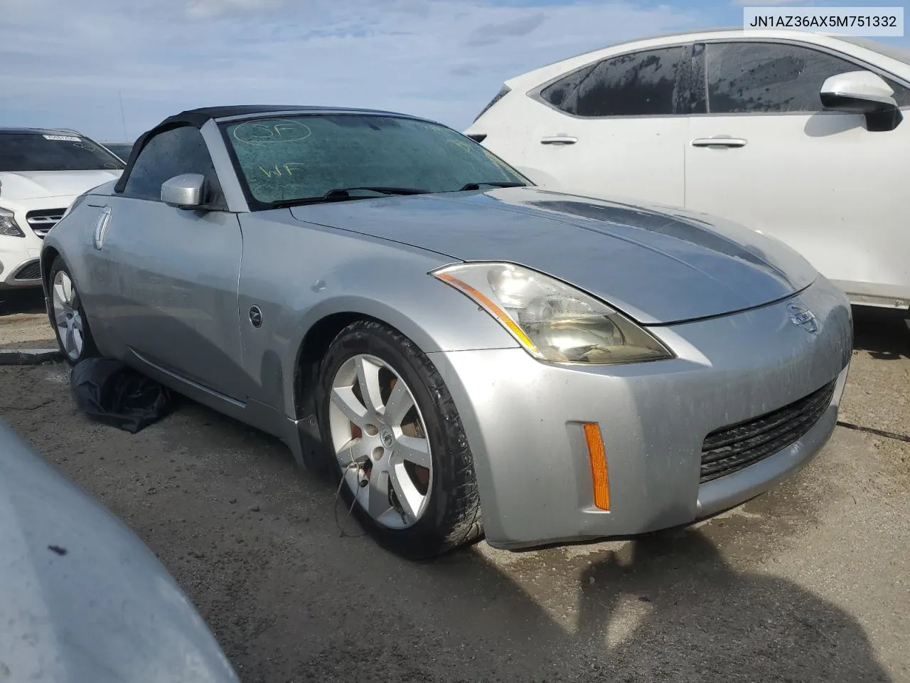 2005 Nissan 350Z Roadster VIN: JN1AZ36AX5M751332 Lot: 75415774