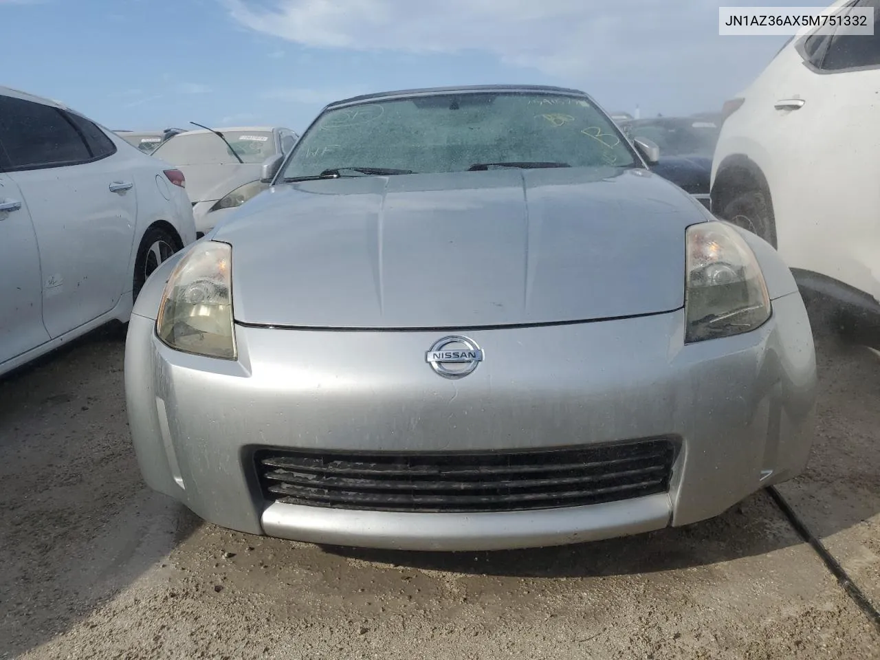 JN1AZ36AX5M751332 2005 Nissan 350Z Roadster