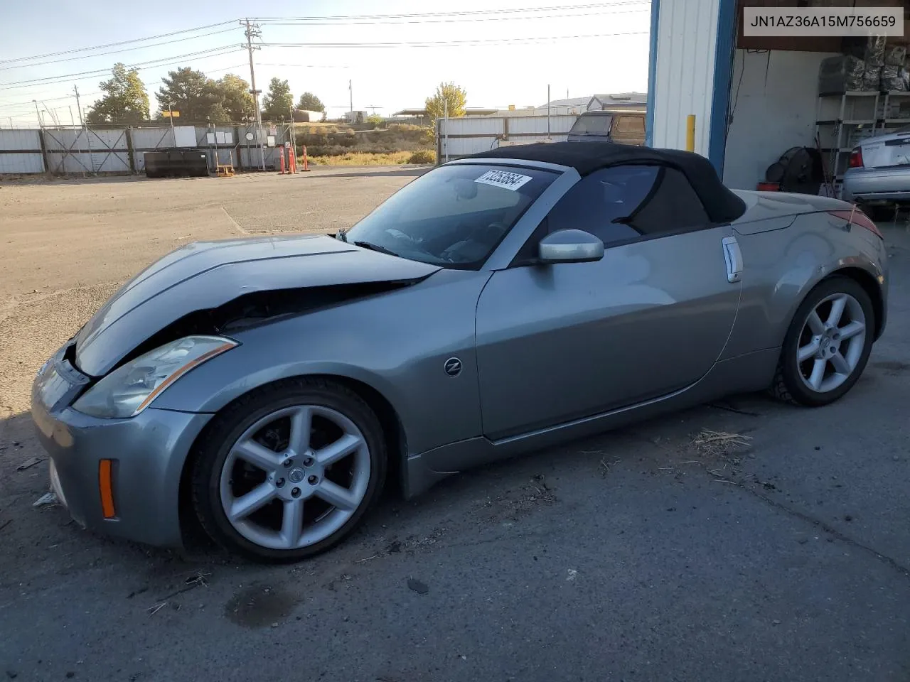 2005 Nissan 350Z Roadster VIN: JN1AZ36A15M756659 Lot: 75458384