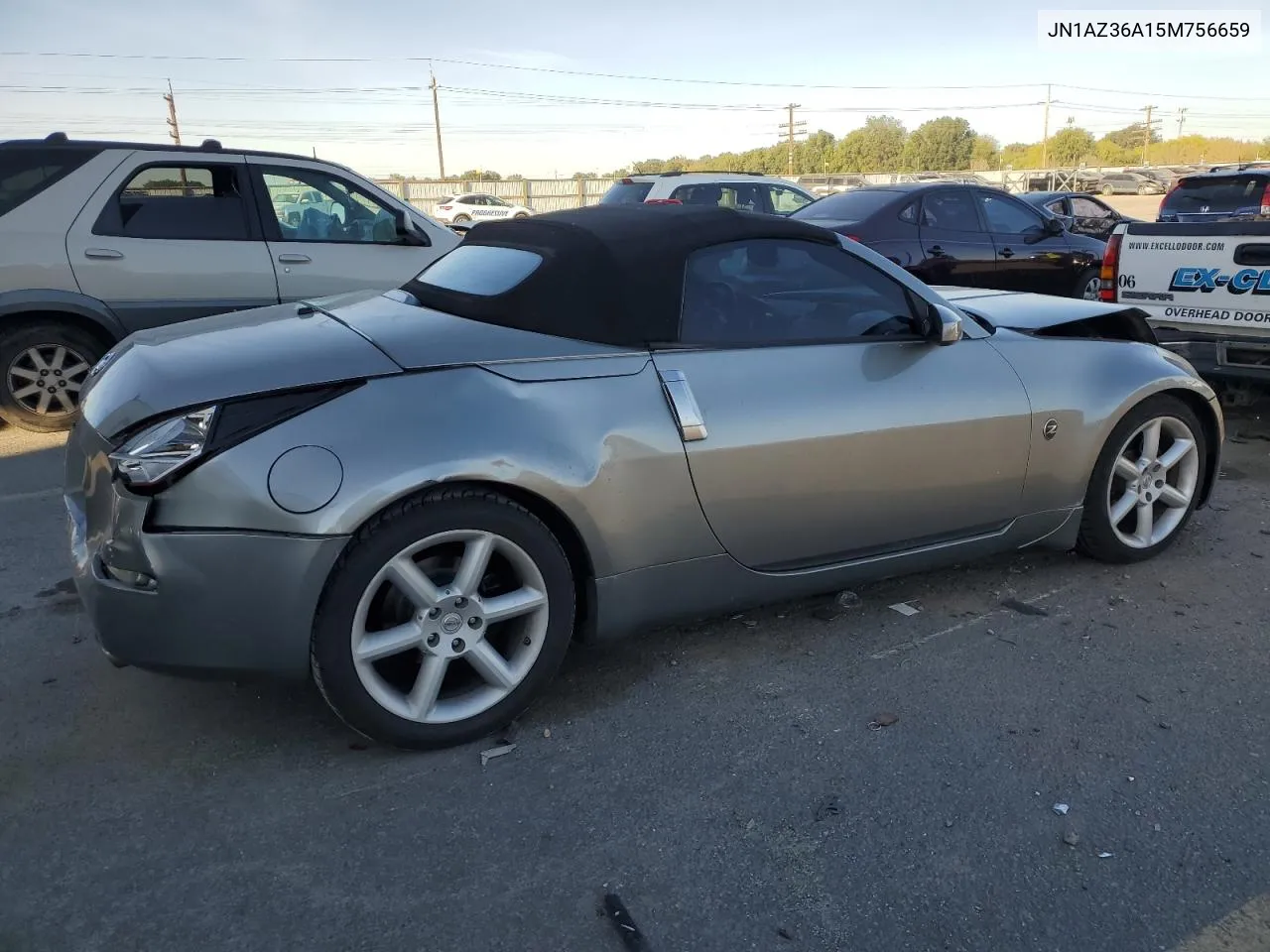 2005 Nissan 350Z Roadster VIN: JN1AZ36A15M756659 Lot: 75458384