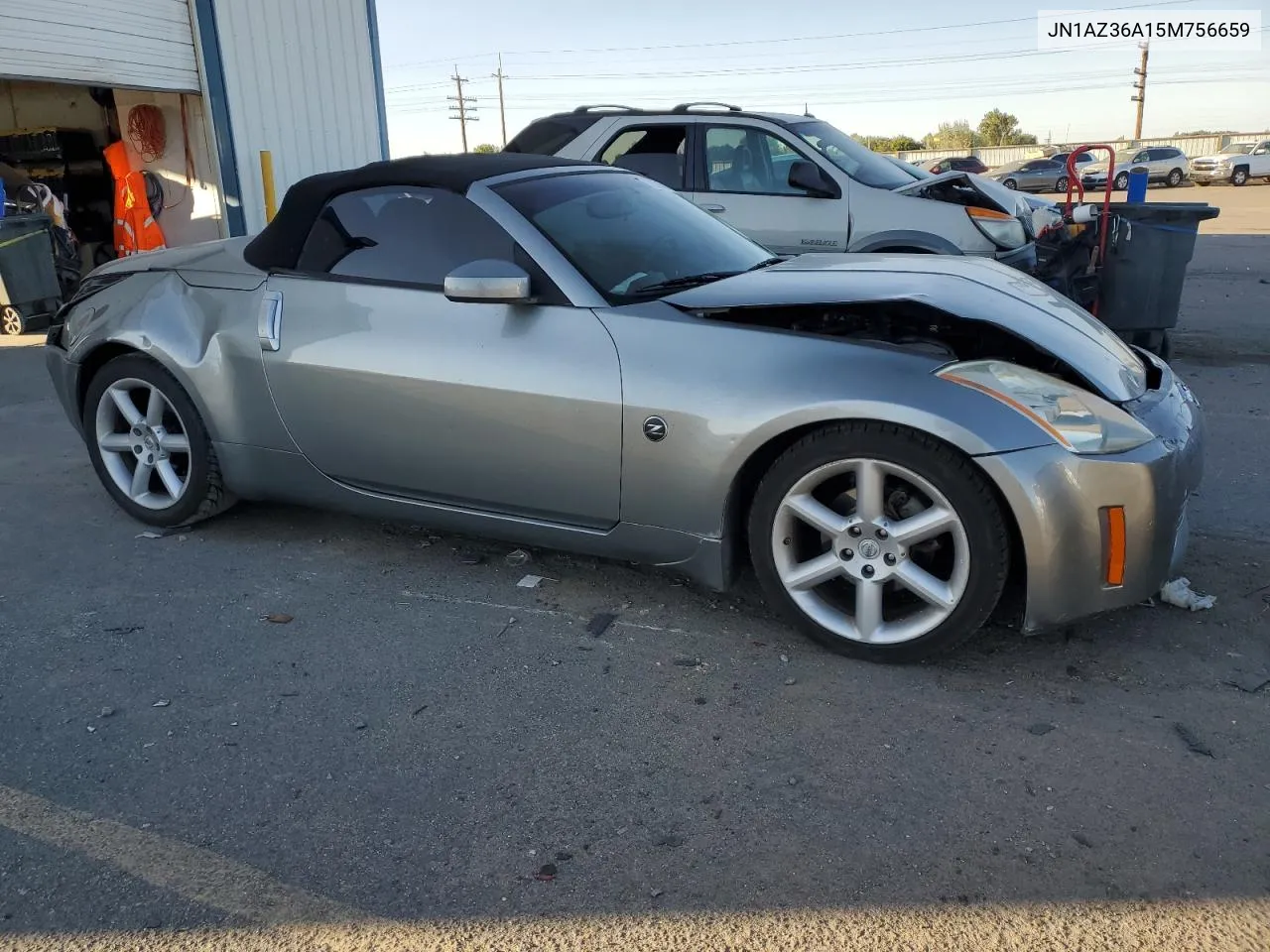 2005 Nissan 350Z Roadster VIN: JN1AZ36A15M756659 Lot: 75458384