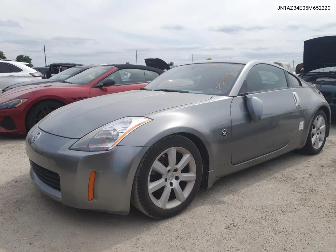 2005 Nissan 350Z Coupe VIN: JN1AZ34E05M652220 Lot: 76190324