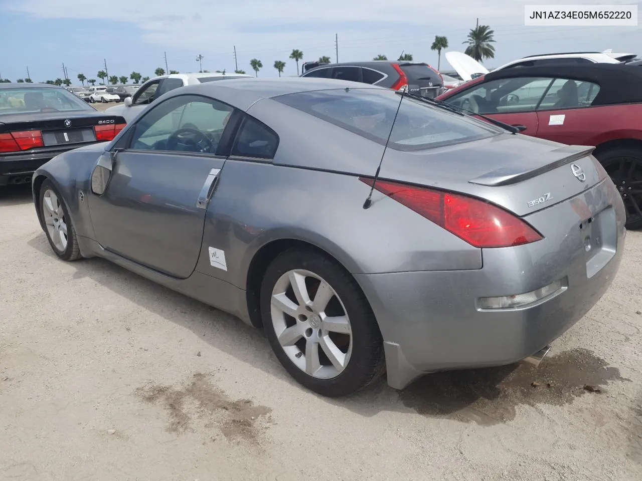 2005 Nissan 350Z Coupe VIN: JN1AZ34E05M652220 Lot: 76190324