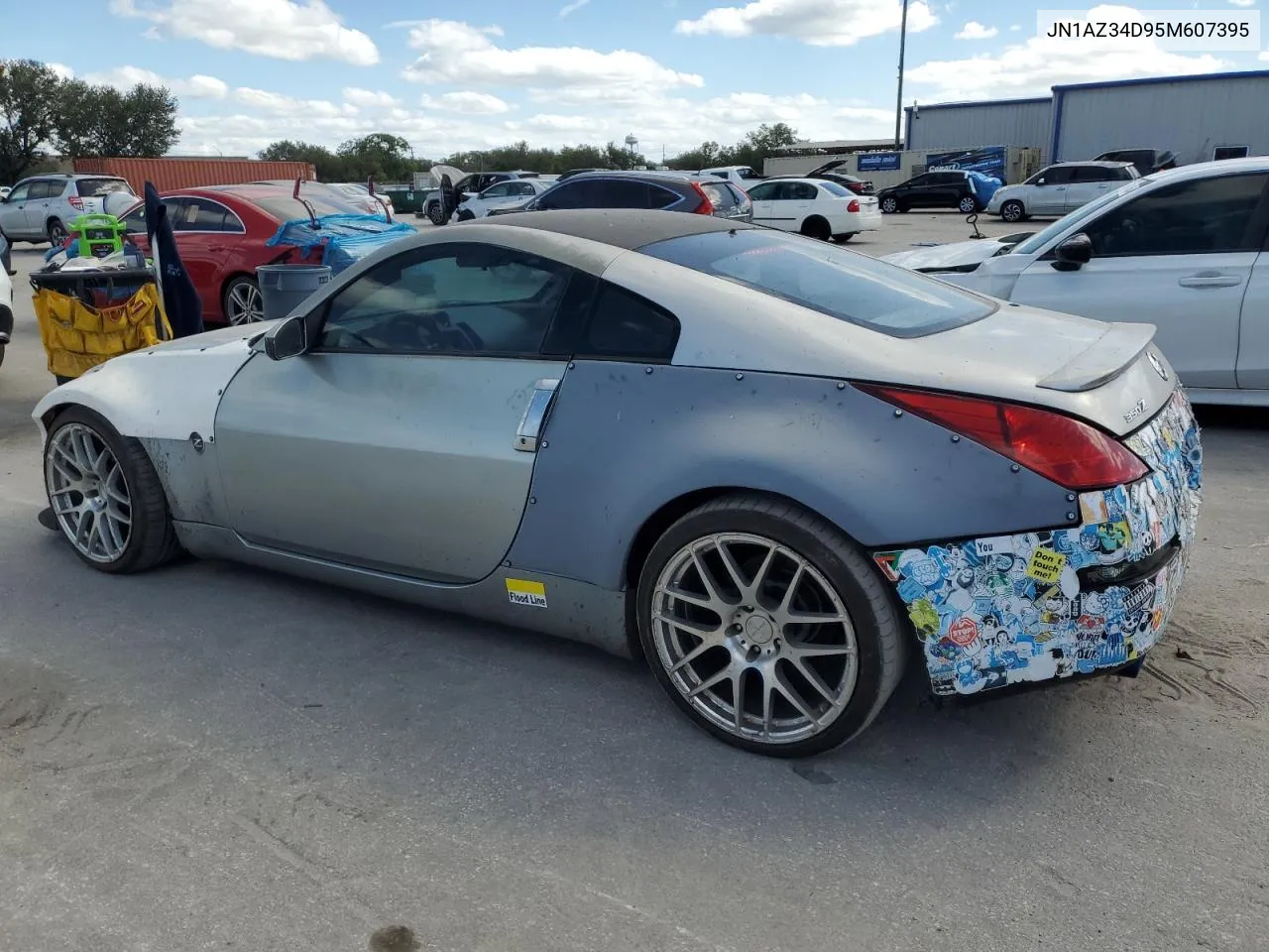 2005 Nissan 350Z Coupe VIN: JN1AZ34D95M607395 Lot: 76422734