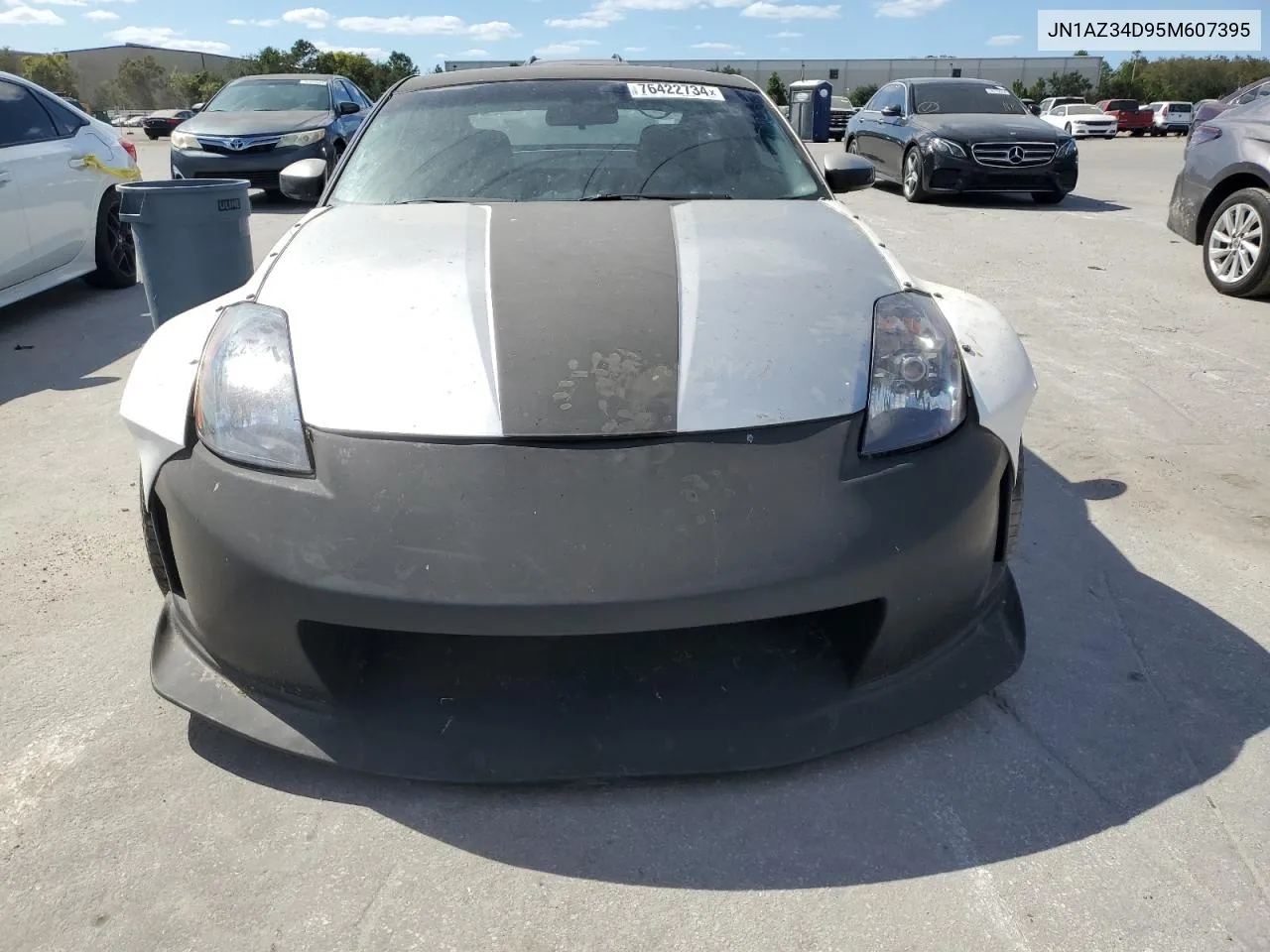 2005 Nissan 350Z Coupe VIN: JN1AZ34D95M607395 Lot: 76422734