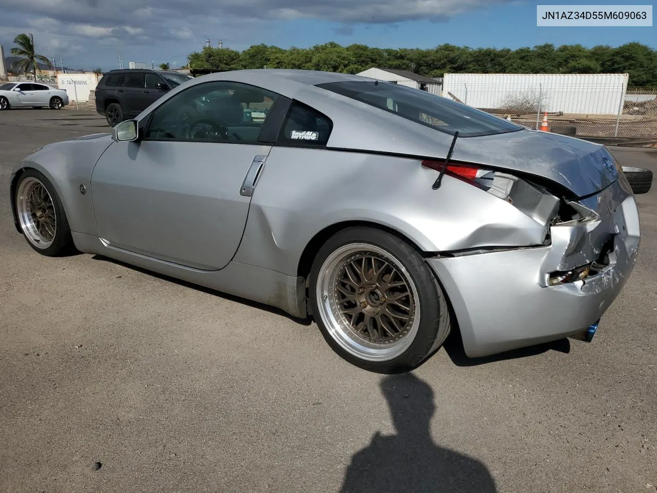 2005 Nissan 350Z Coupe VIN: JN1AZ34D55M609063 Lot: 76796544