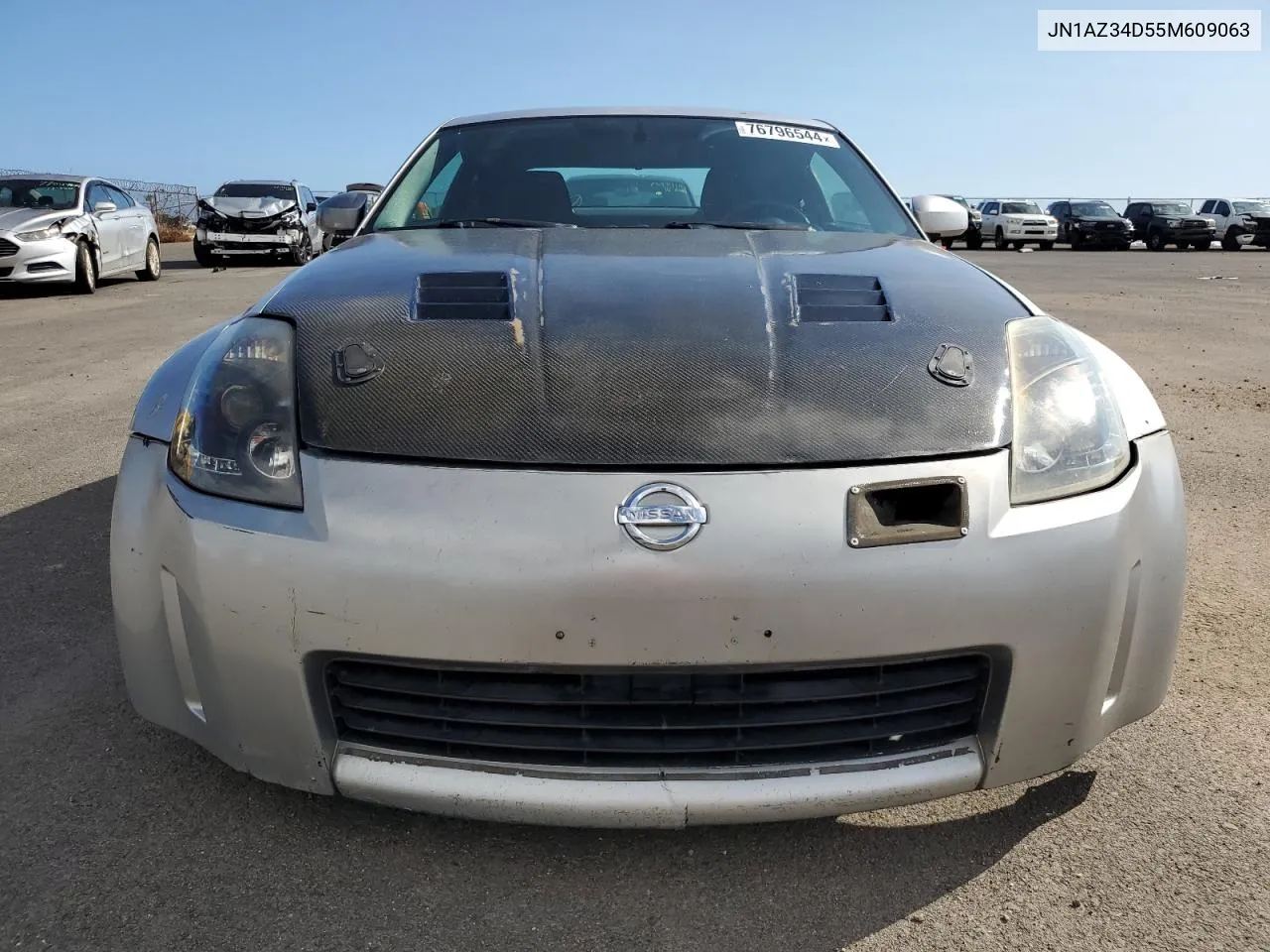 2005 Nissan 350Z Coupe VIN: JN1AZ34D55M609063 Lot: 76796544