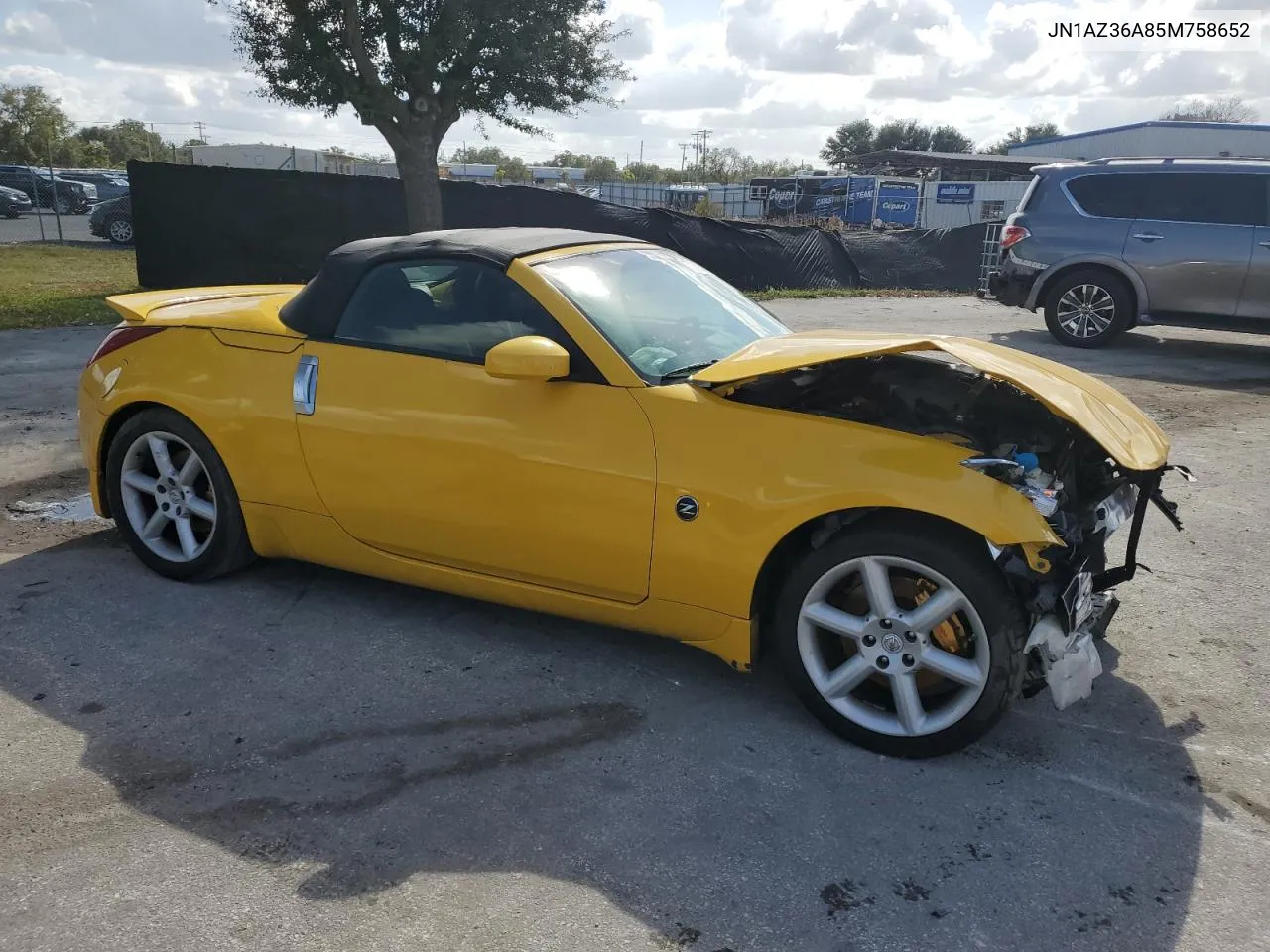 2005 Nissan 350Z Roadster VIN: JN1AZ36A85M758652 Lot: 77119234