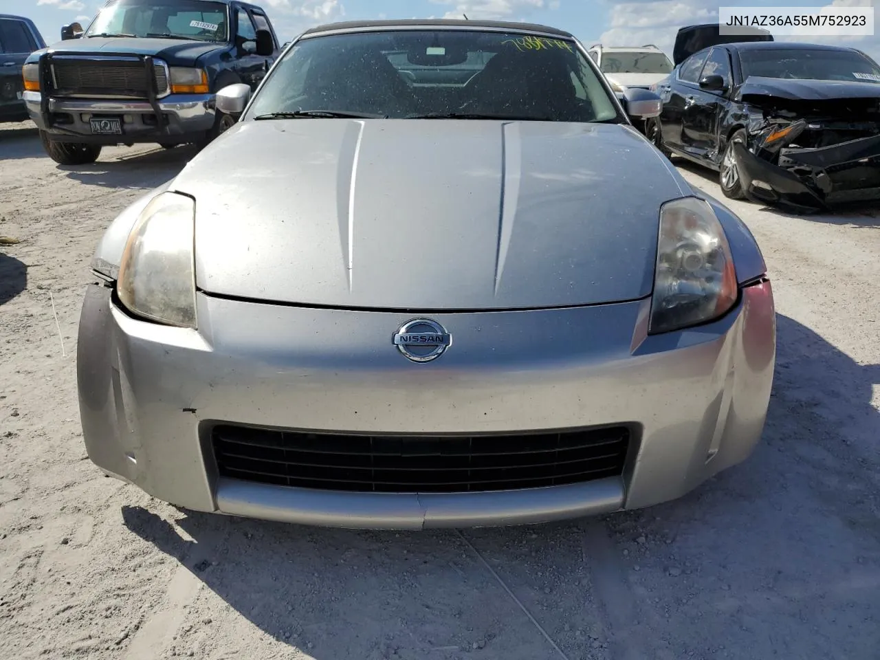 2005 Nissan 350Z Roadster VIN: JN1AZ36A55M752923 Lot: 78319444