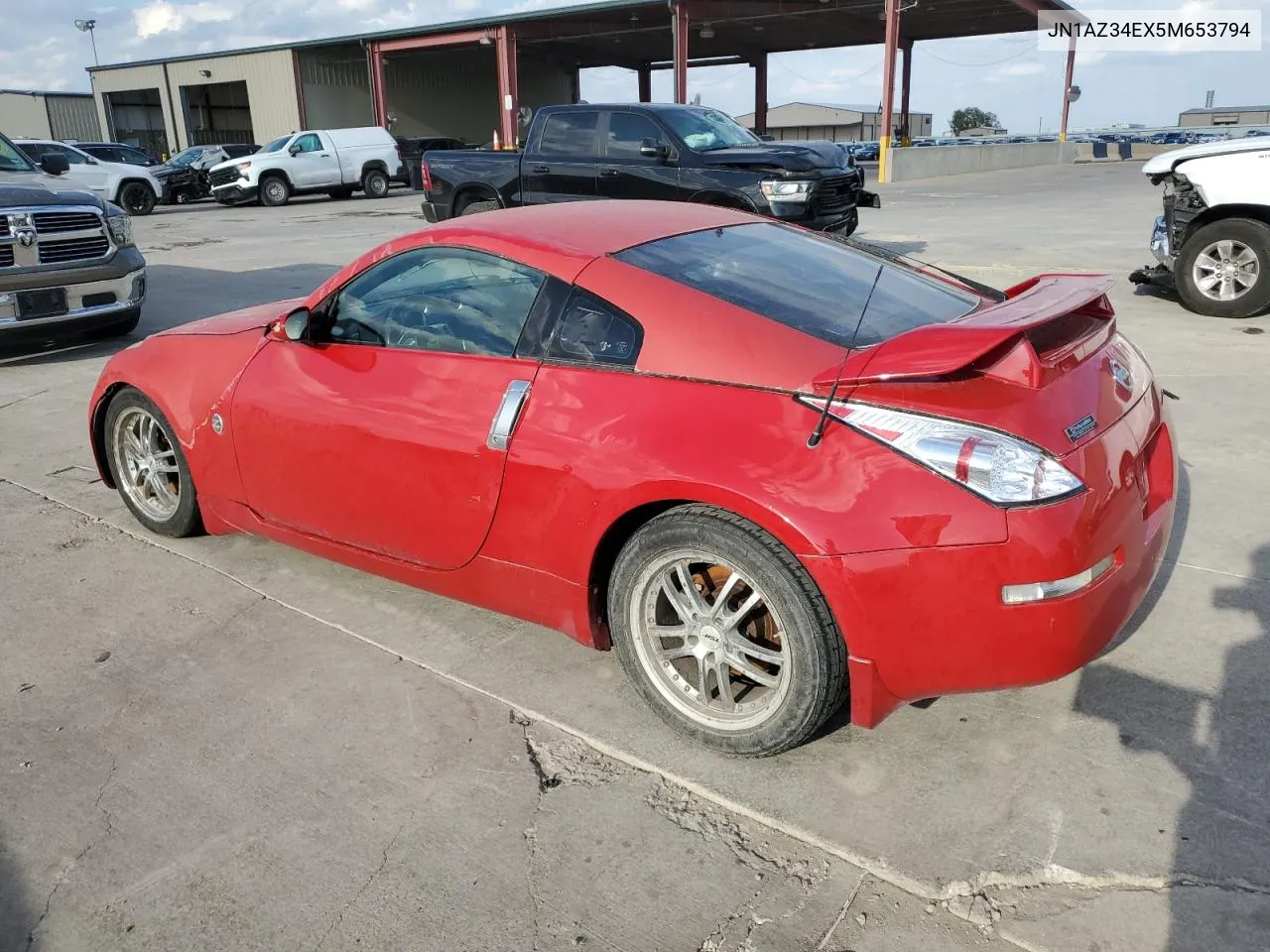 2005 Nissan 350Z Coupe VIN: JN1AZ34EX5M653794 Lot: 78330764