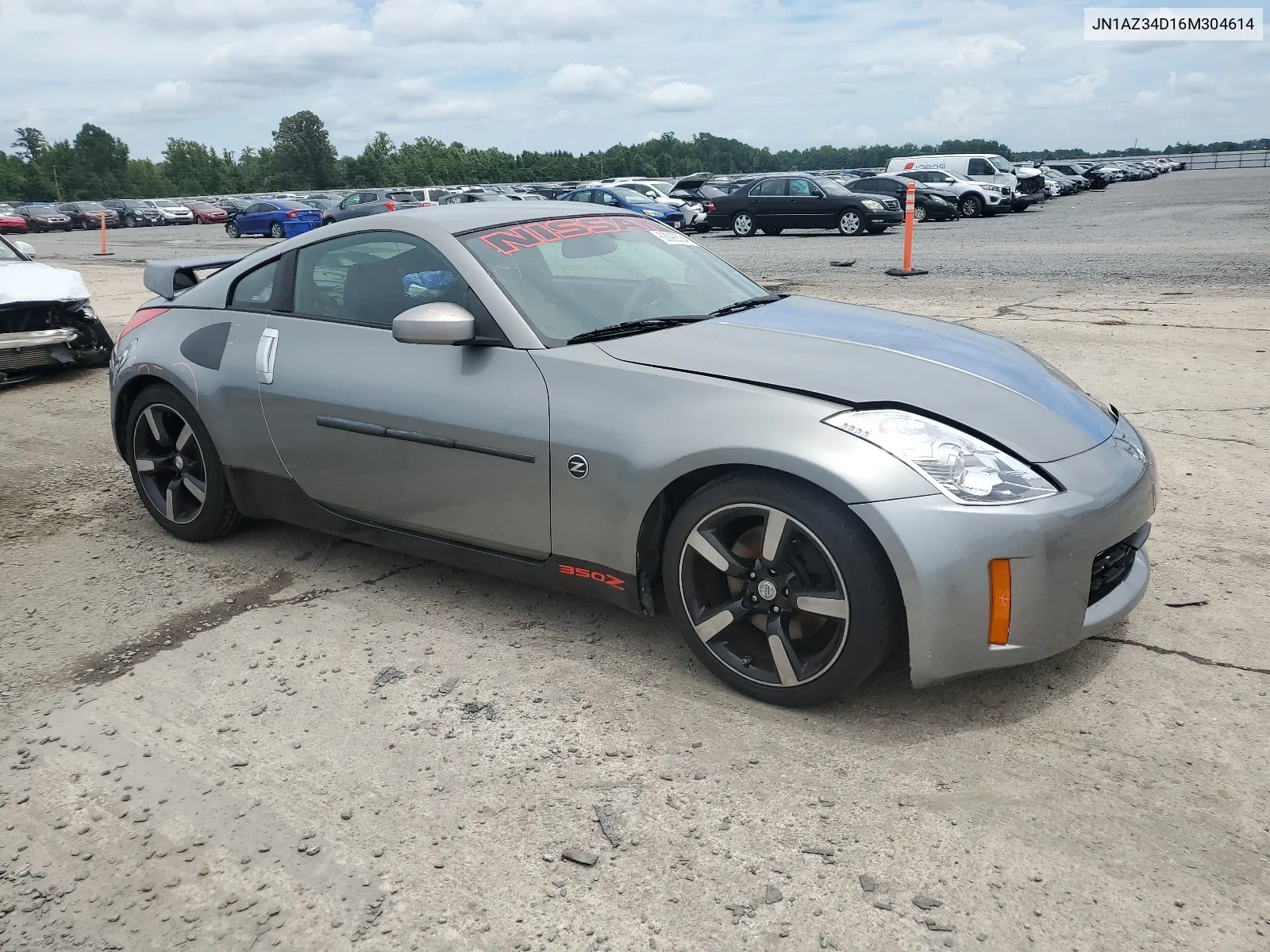 2006 Nissan 350Z Coupe VIN: JN1AZ34D16M304614 Lot: 63096534