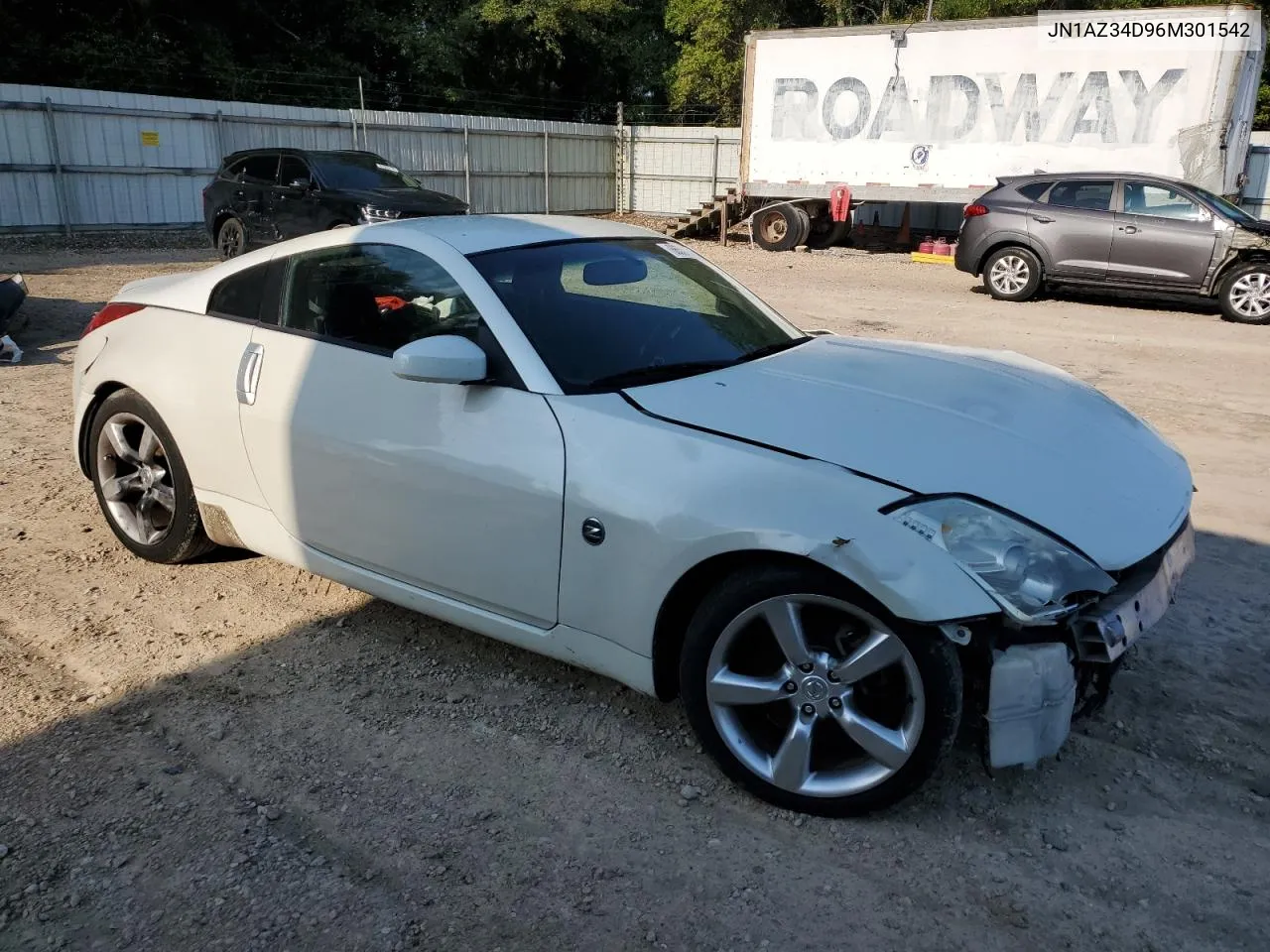 2006 Nissan 350Z Coupe VIN: JN1AZ34D96M301542 Lot: 66532484