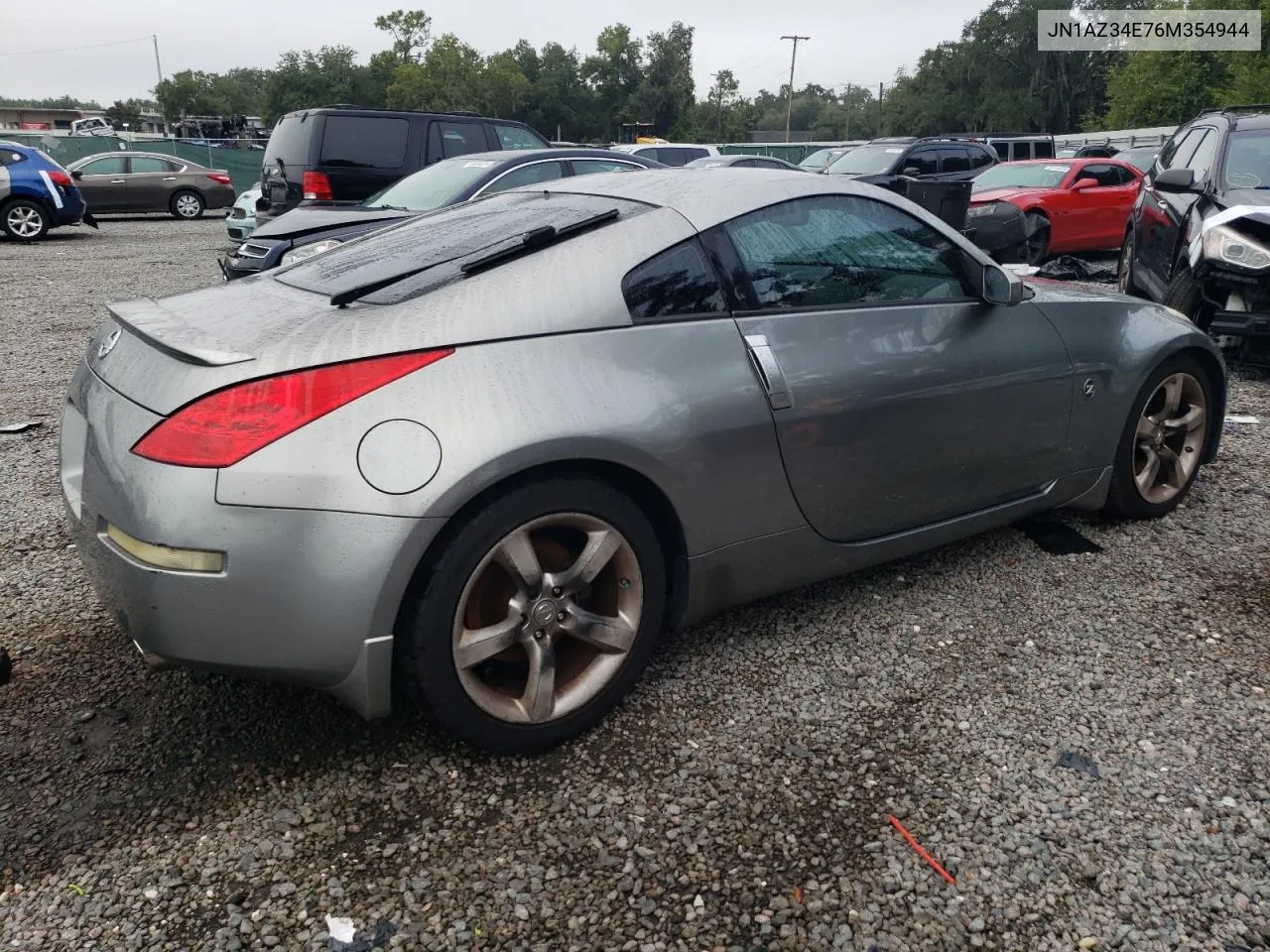 2006 Nissan 350Z Coupe VIN: JN1AZ34E76M354944 Lot: 70073734