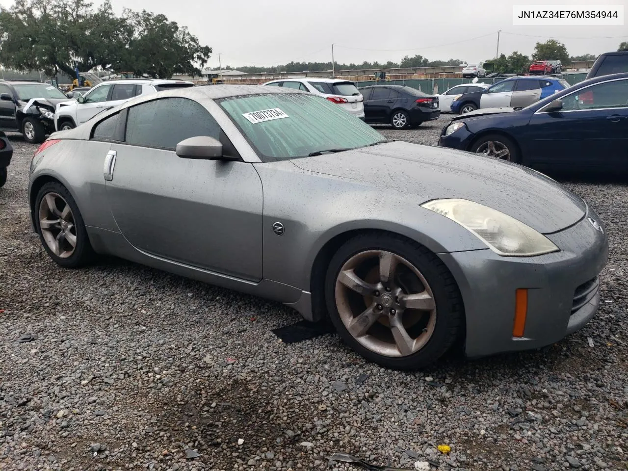 2006 Nissan 350Z Coupe VIN: JN1AZ34E76M354944 Lot: 70073734