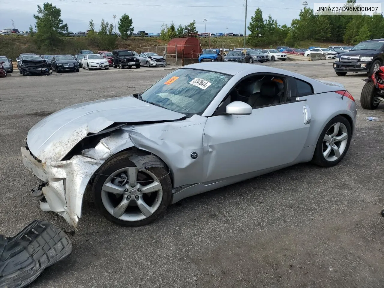 2006 Nissan 350Z Coupe VIN: JN1AZ34D96M300407 Lot: 70343644