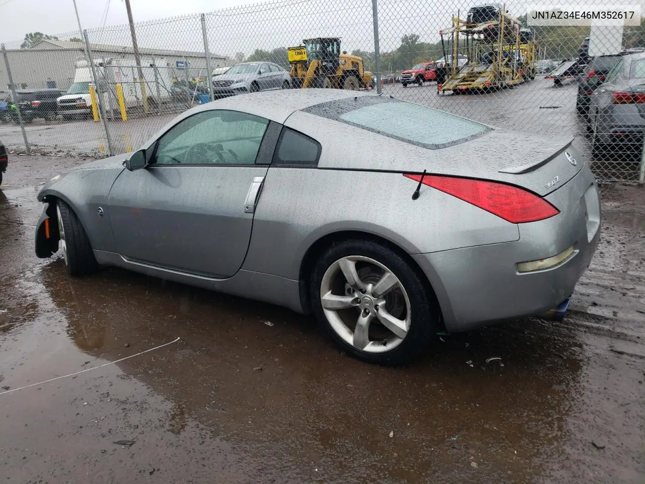 2006 Nissan 350Z Coupe VIN: JN1AZ34E46M352617 Lot: 71928234