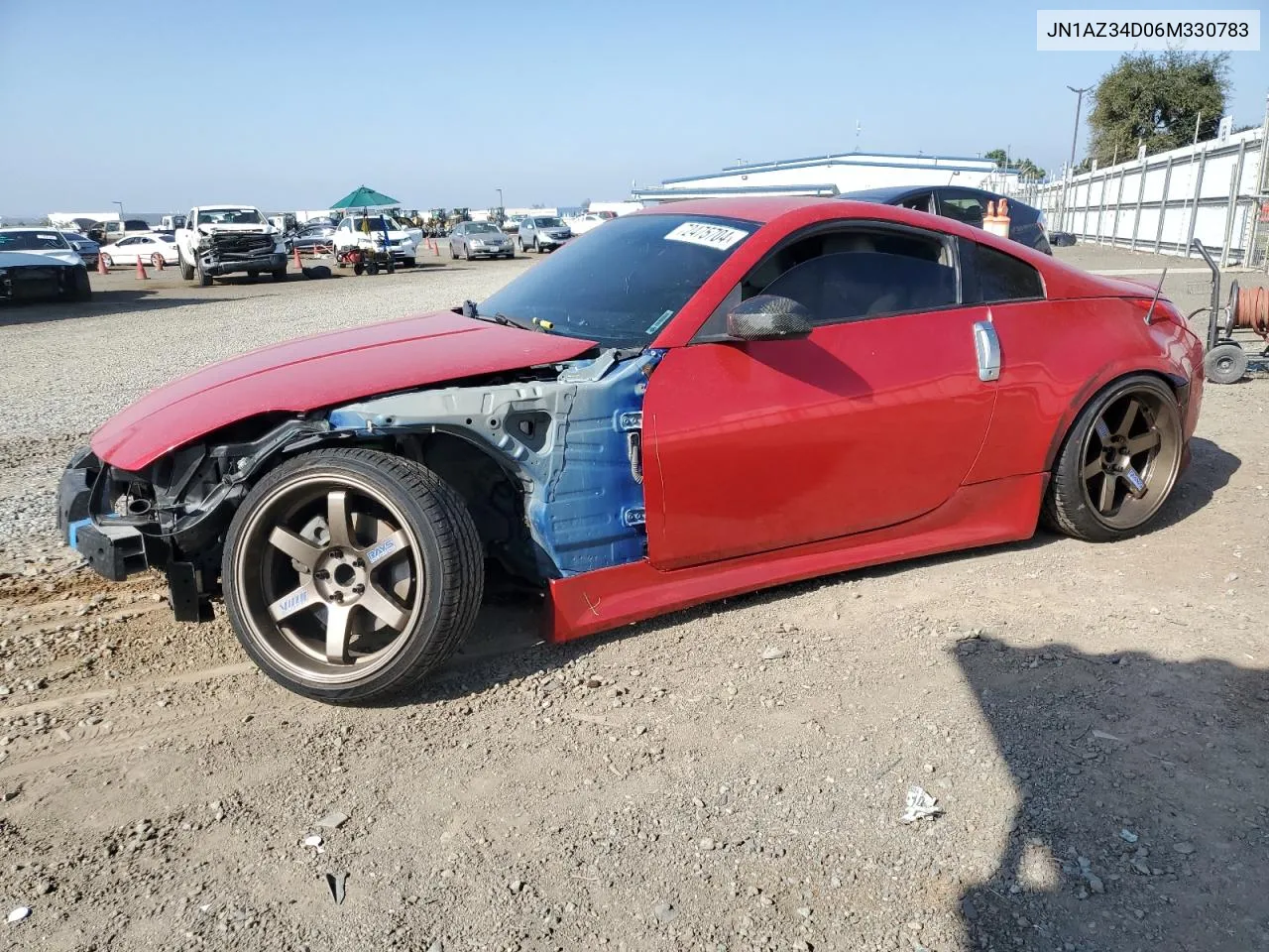 2006 Nissan 350Z Coupe VIN: JN1AZ34D06M330783 Lot: 72475704