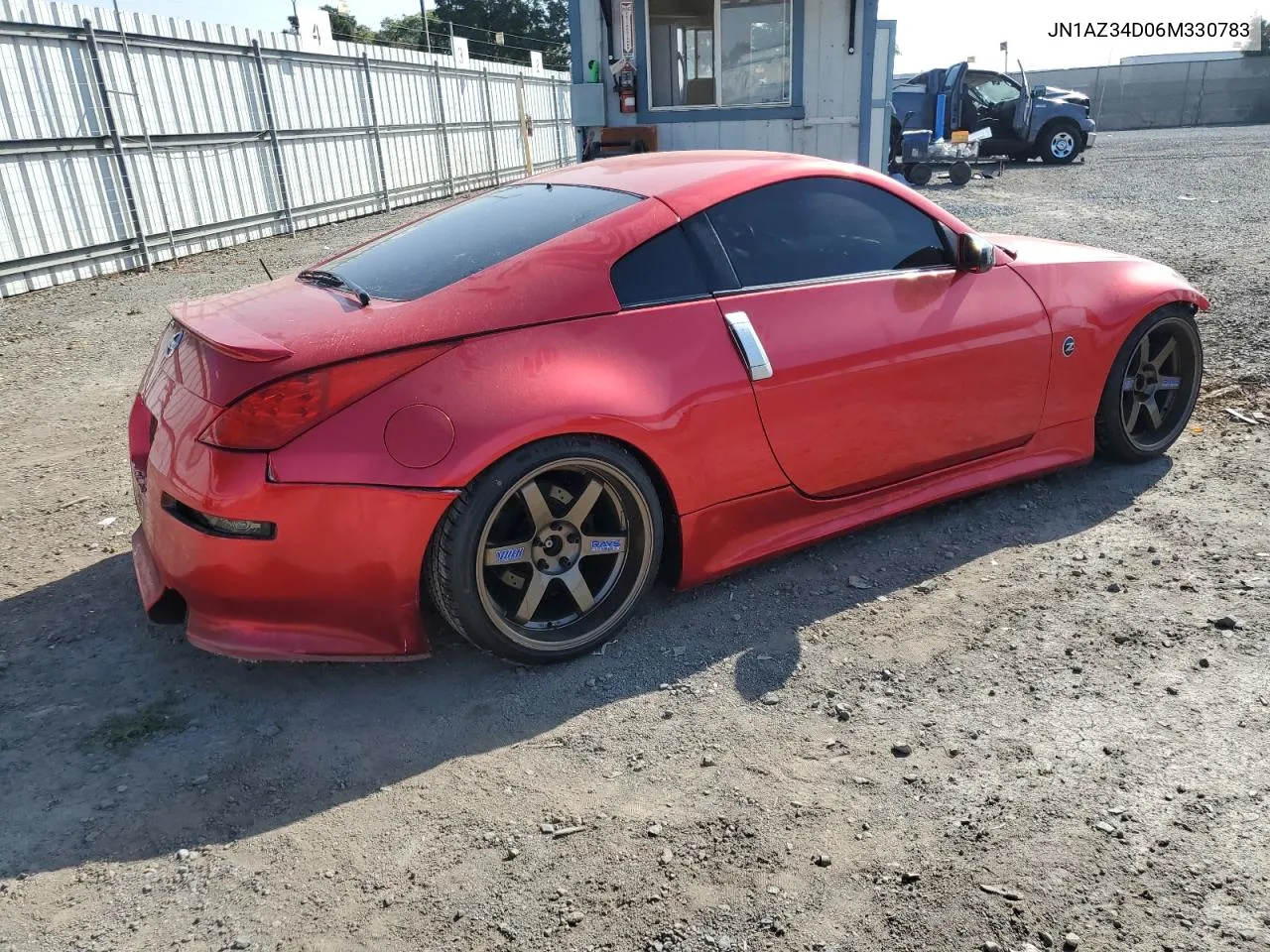 2006 Nissan 350Z Coupe VIN: JN1AZ34D06M330783 Lot: 72475704